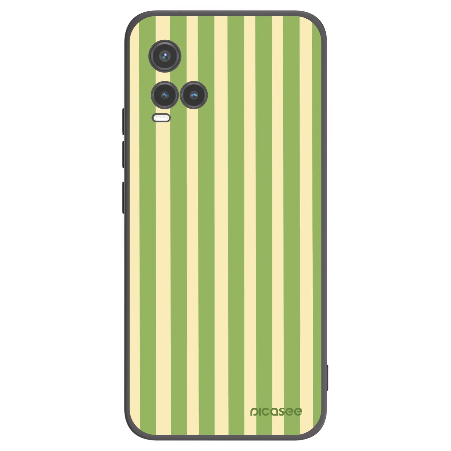 Picasee silikonový černý obal pro Vivo Y33s - Lines Matcha
