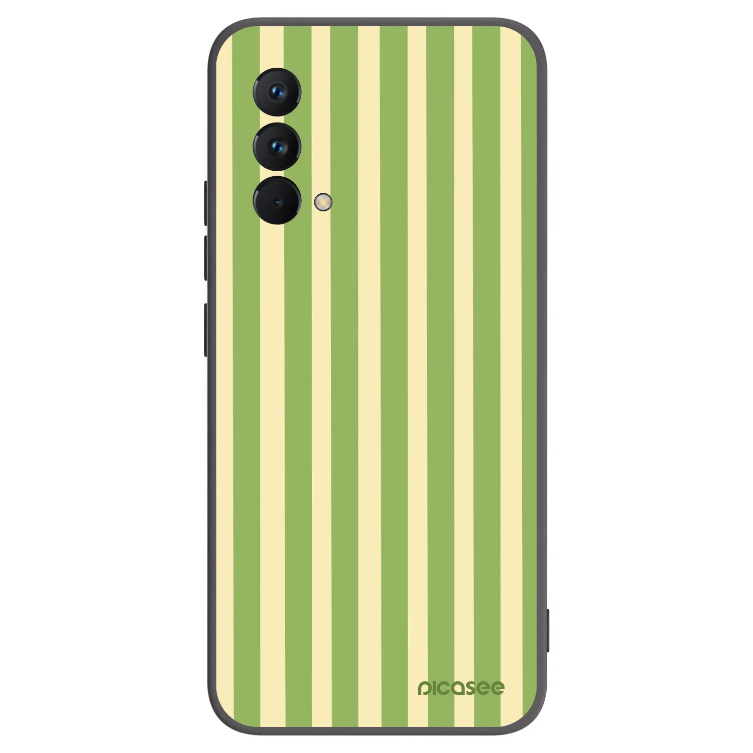 Picasee silikonový černý obal pro Realme GT Master Edition 5G - Lines Matcha