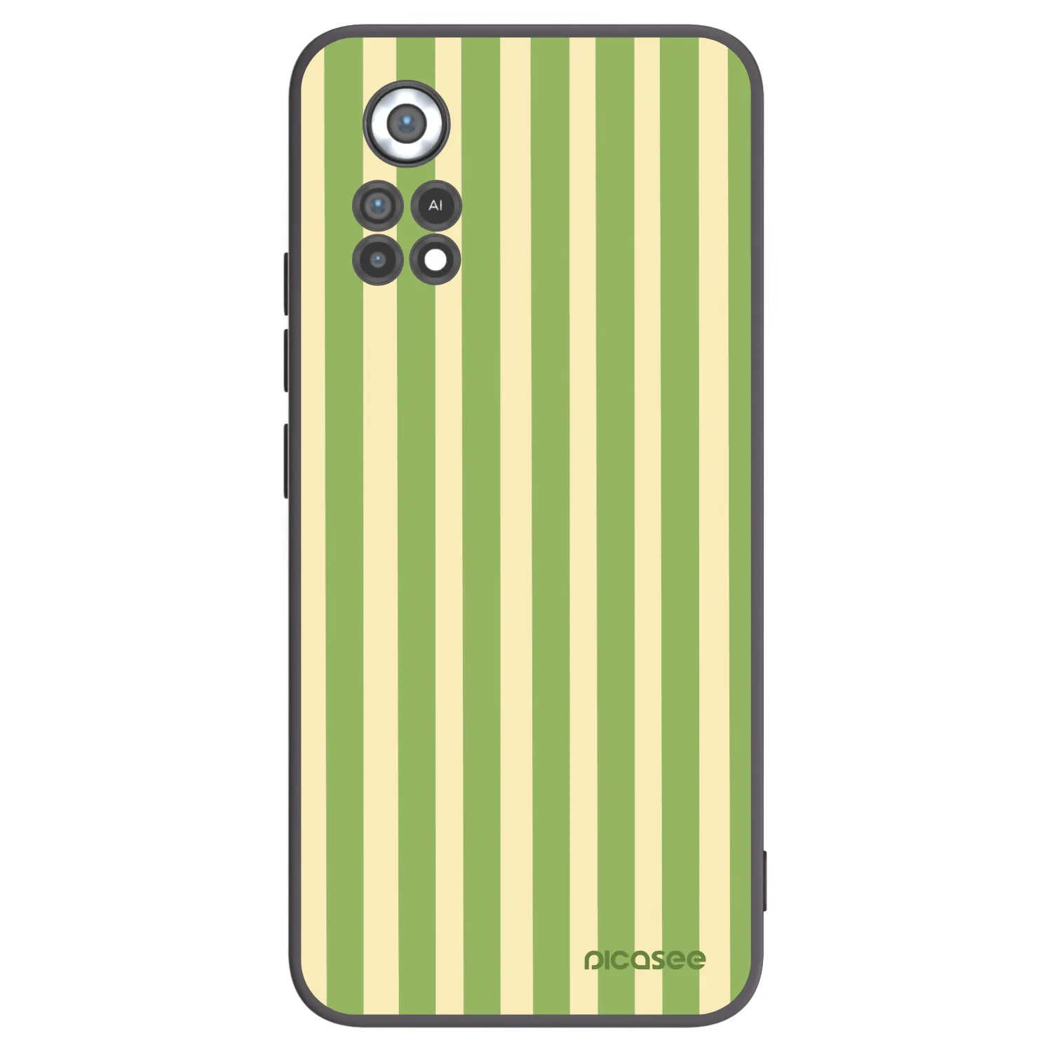 Picasee silikonový černý obal pro Xiaomi Poco X4 Pro 5G - Lines Matcha