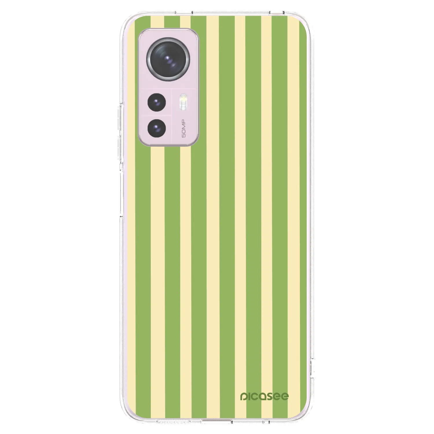 Picasee silikonový průhledný obal pro Xiaomi 12 - Lines Matcha