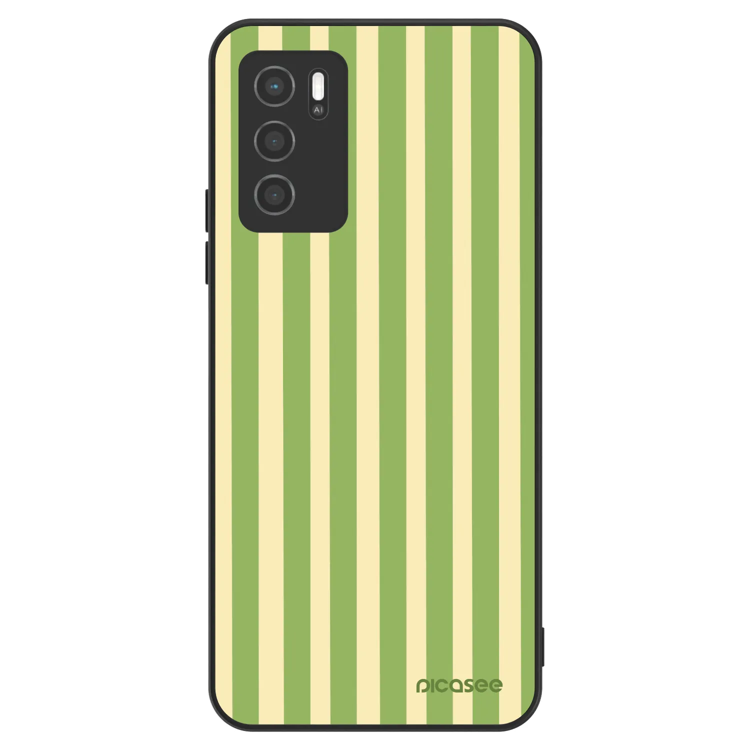 Picasee ULTIMATE CASE pro OPPO A16 - Lines Matcha