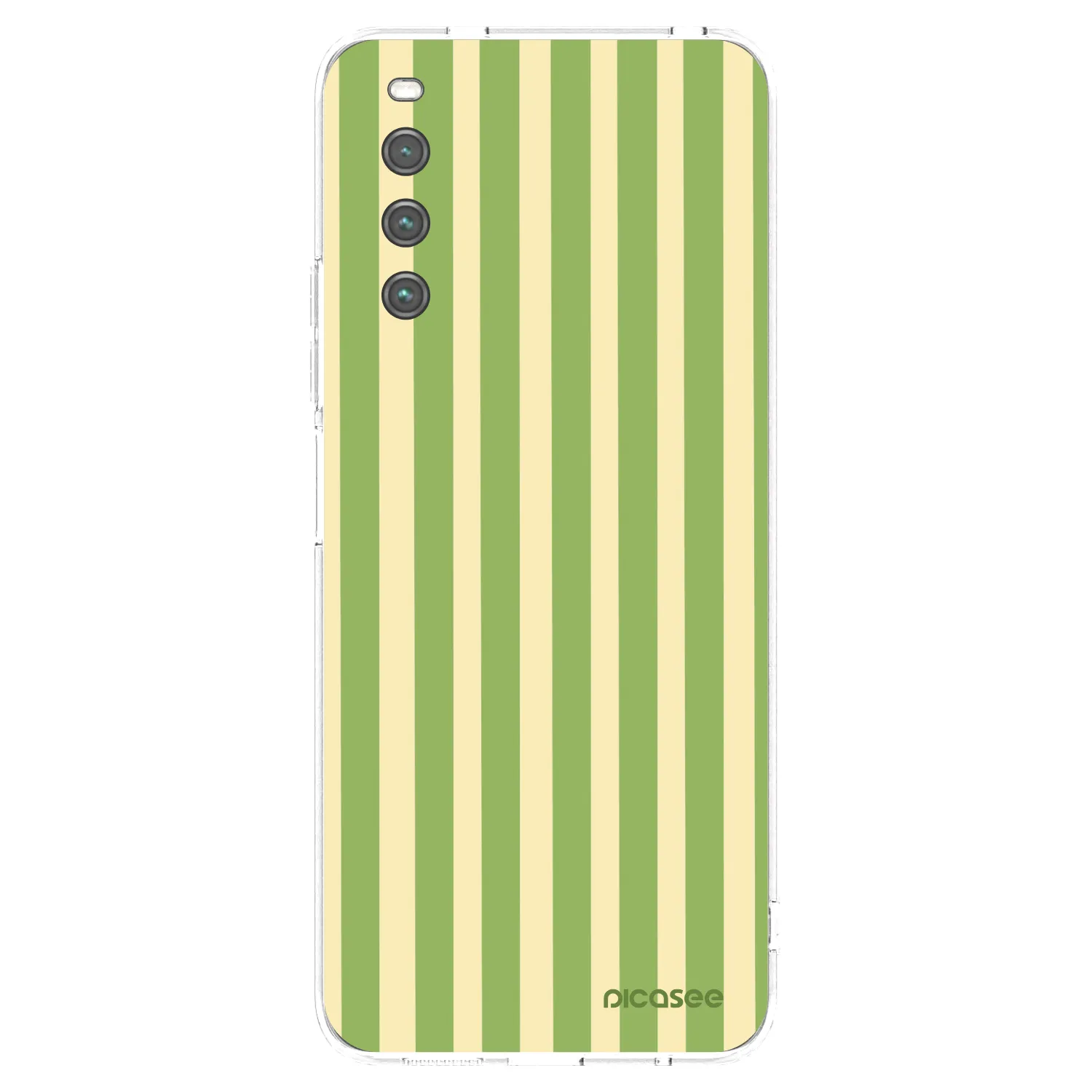 Picasee silikonový průhledný obal pro Sony Xperia 10 IV 5G - Lines Matcha