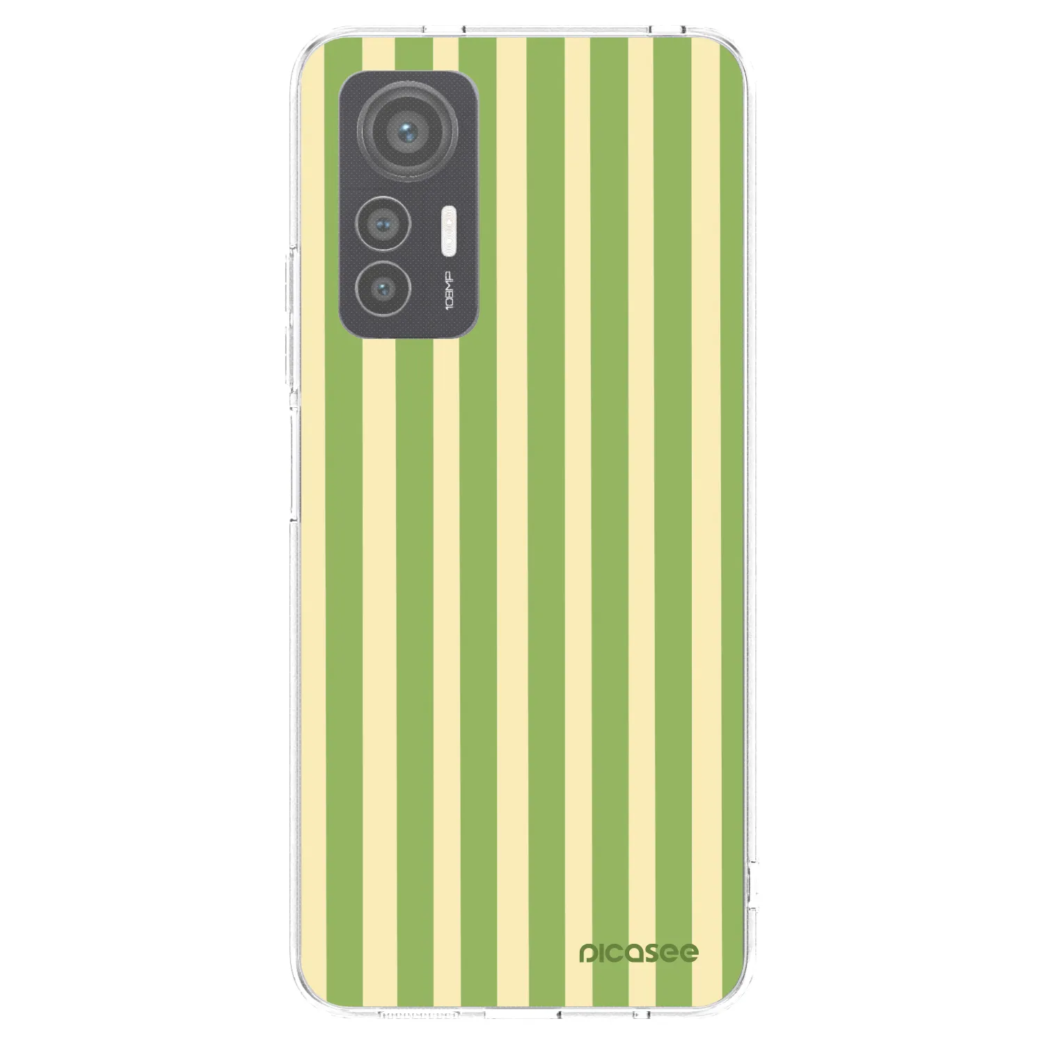 Picasee silikonový průhledný obal pro Xiaomi 12 Lite - Lines Matcha