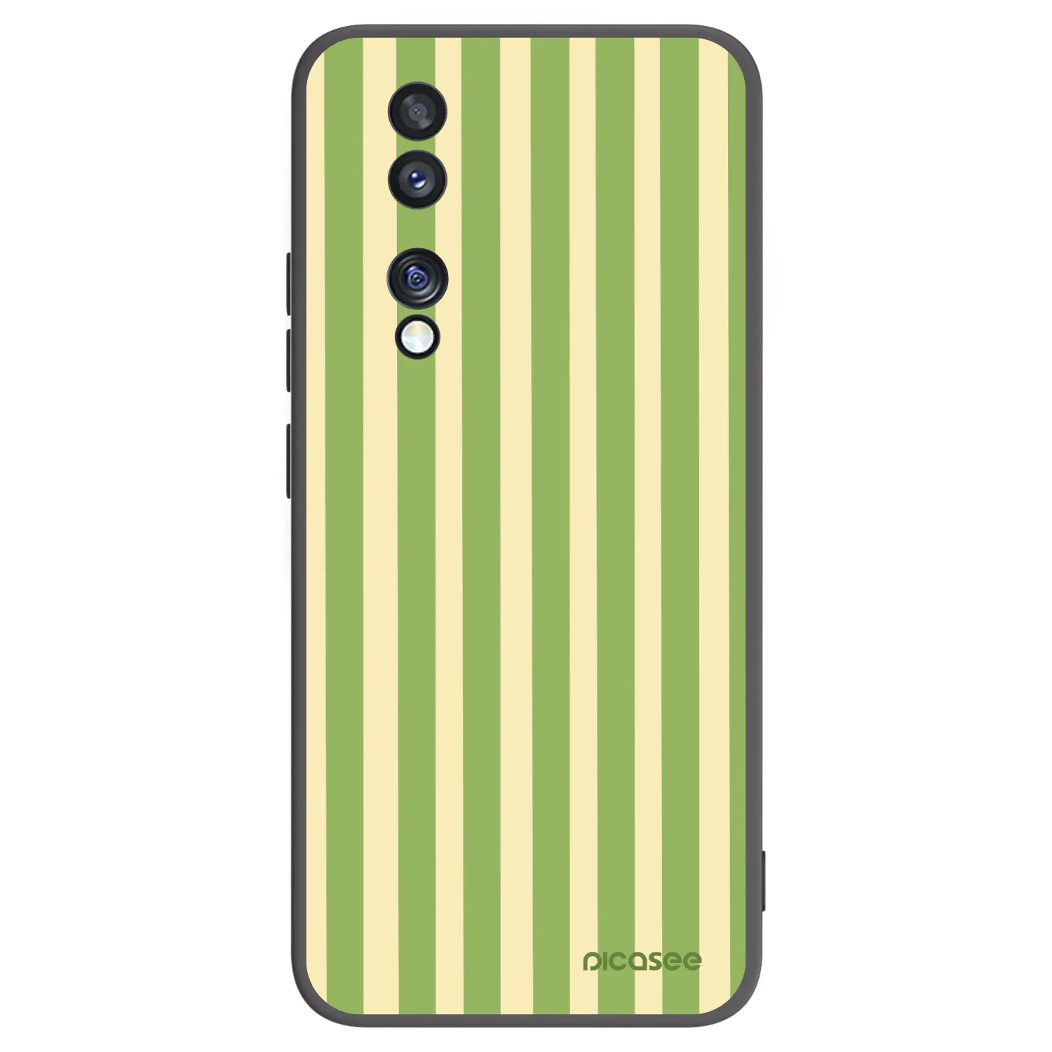 Picasee silikonový černý obal pro Honor 70 - Lines Matcha