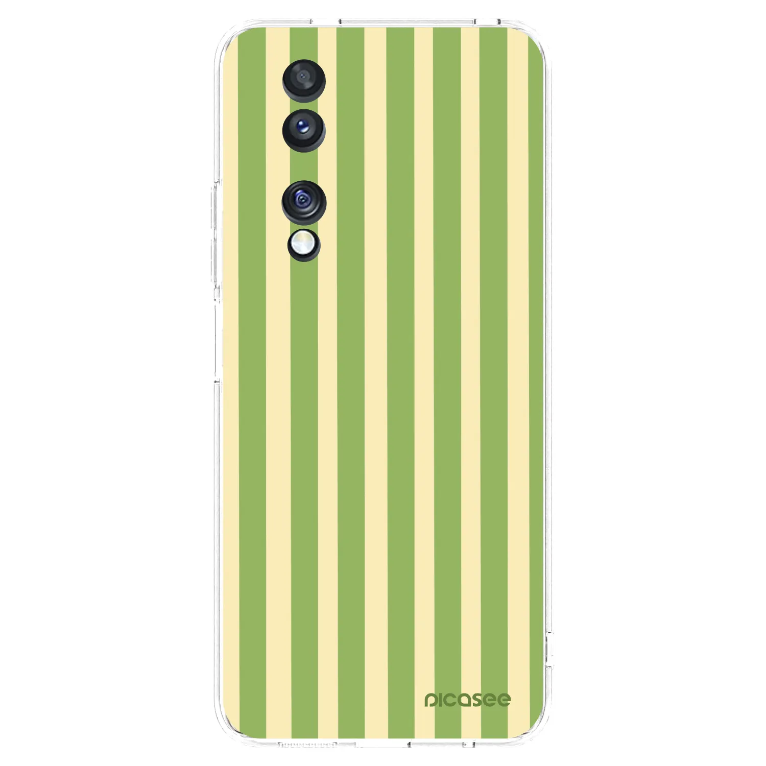 Picasee silikonový průhledný obal pro Honor 70 - Lines Matcha
