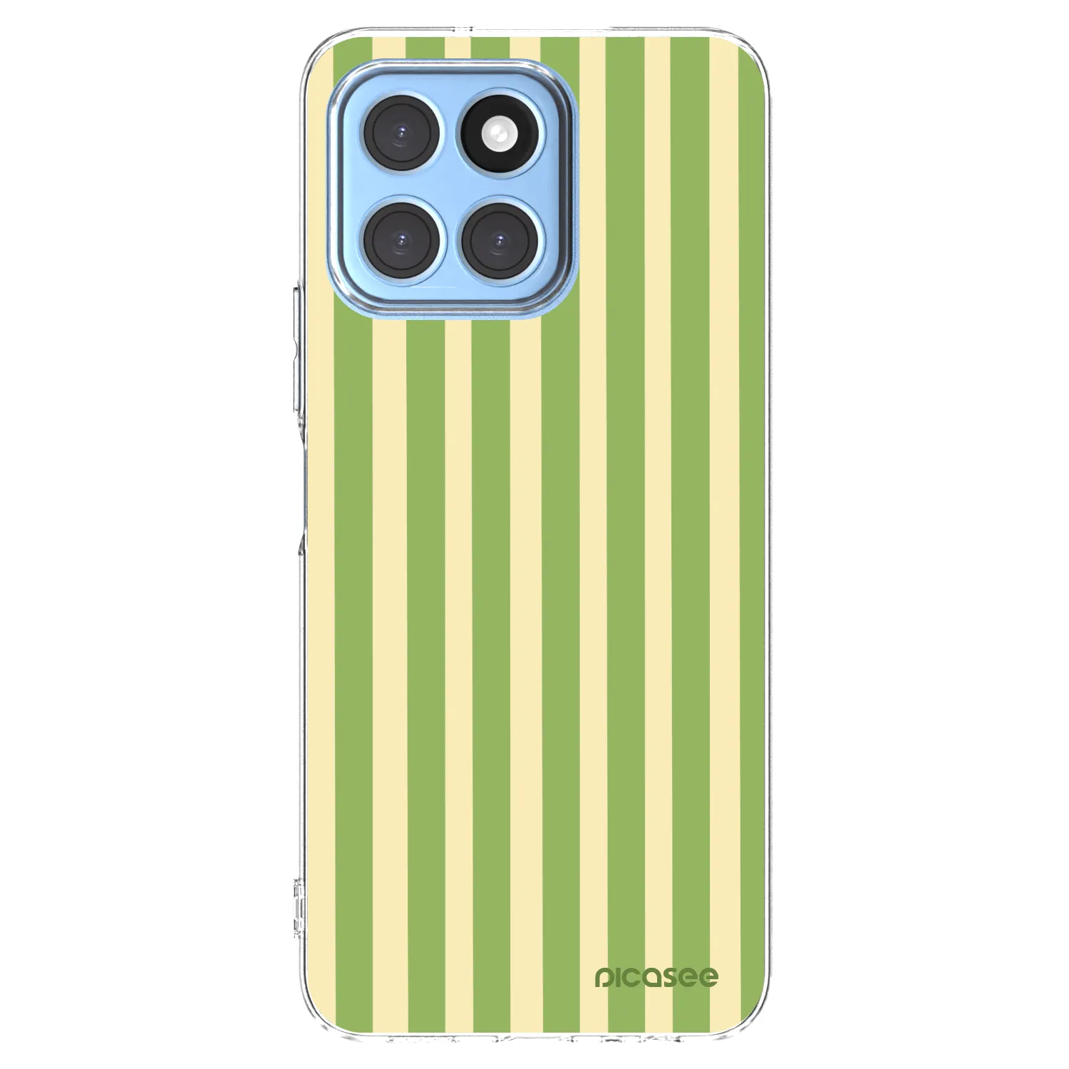 Picasee silikonový průhledný obal pro Honor X8 5G - Lines Matcha