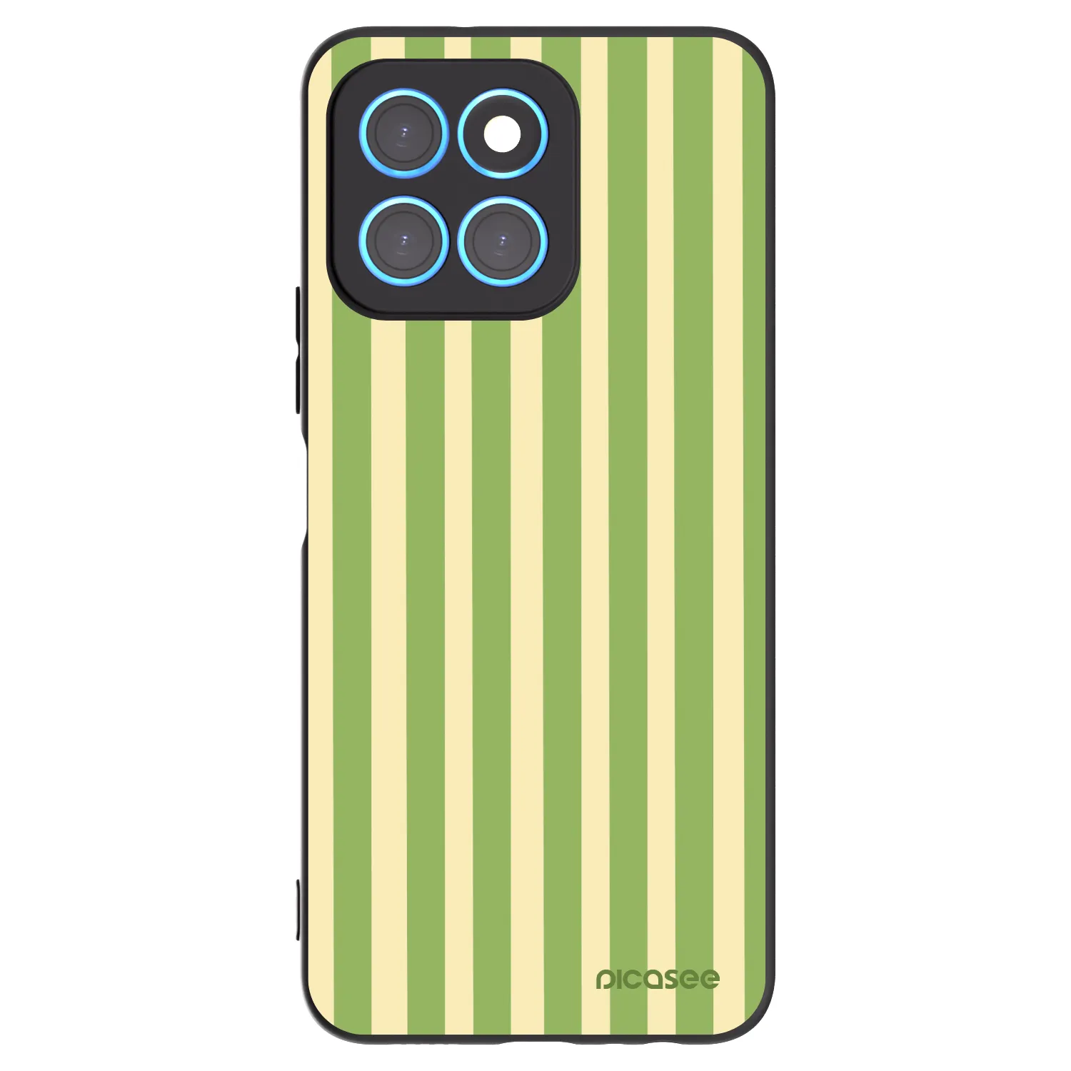 Picasee silikonový černý obal pro Honor X6 - Lines Matcha