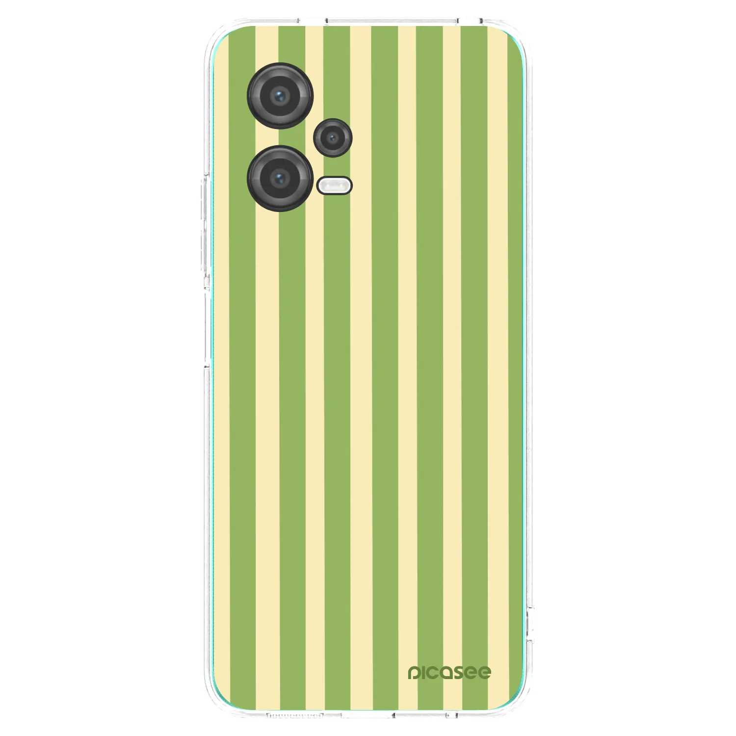 Picasee silikonový průhledný obal pro Xiaomi Poco X5 - Lines Matcha
