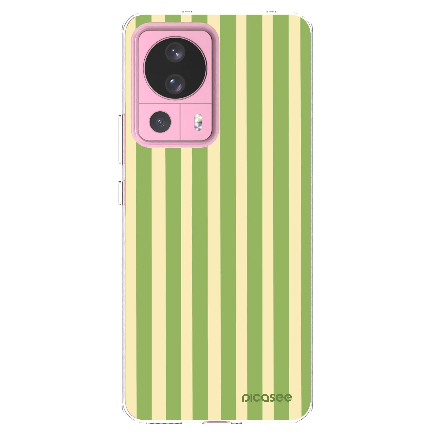 Picasee silikonový průhledný obal pro Xiaomi 13 Lite - Lines Matcha