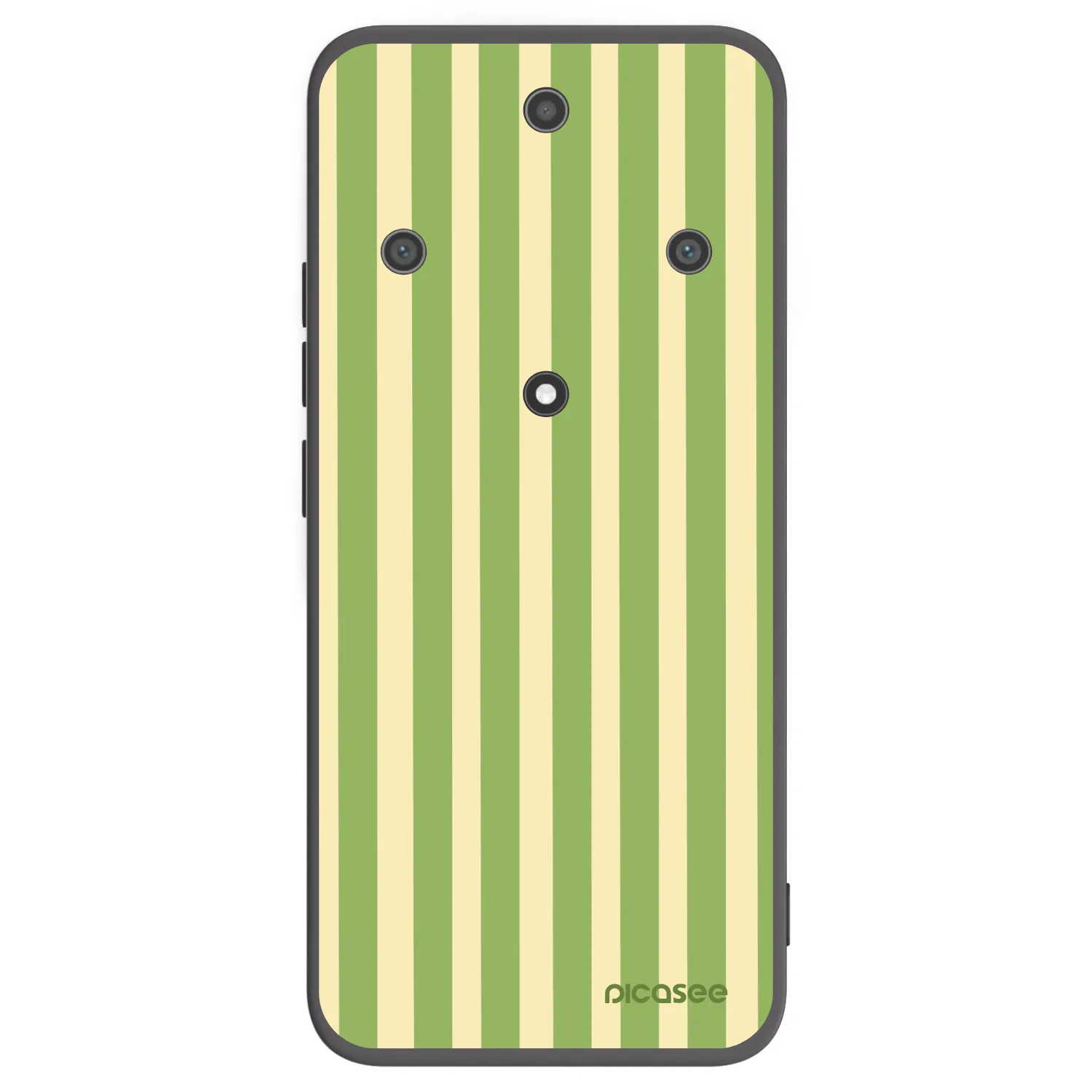 Picasee silikonový černý obal pro Honor Magic5 Lite 5G - Lines Matcha