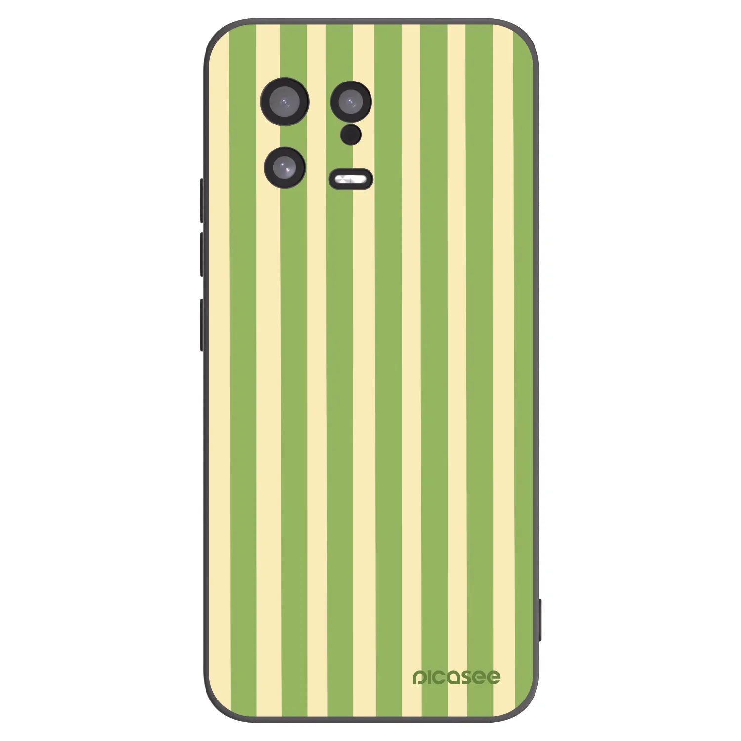 Picasee silikonový černý obal pro Xiaomi 13 - Lines Matcha