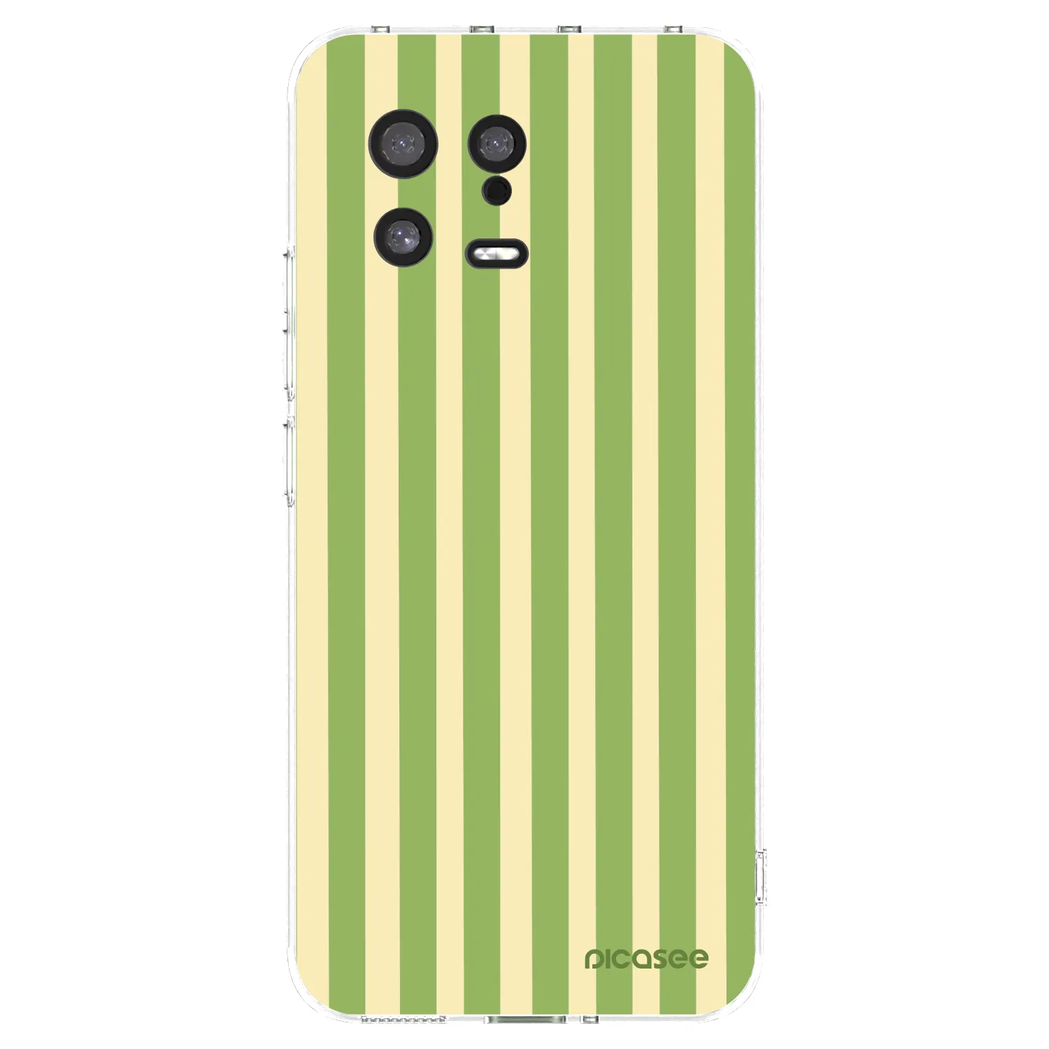 Picasee silikonový průhledný obal pro Xiaomi 13 - Lines Matcha