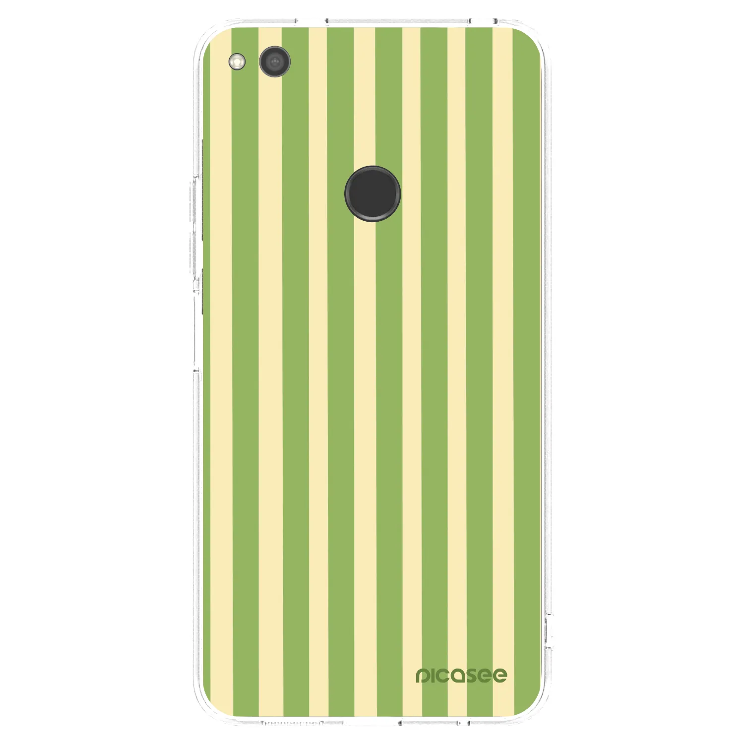 Picasee silikonový průhledný obal pro Huawei P9 Lite 2017 - Lines Matcha