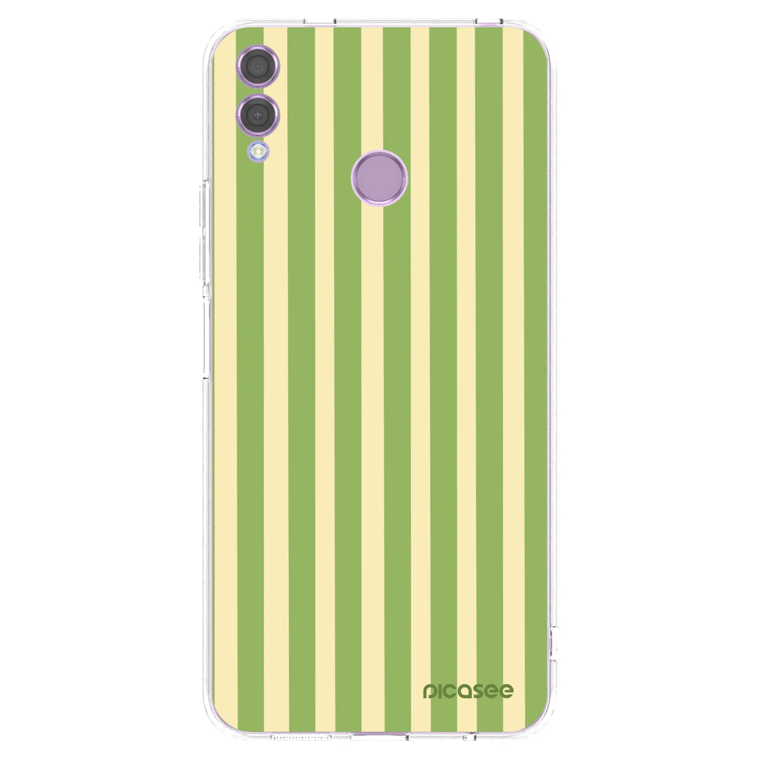 Picasee silikonový průhledný obal pro Honor 8X - Lines Matcha