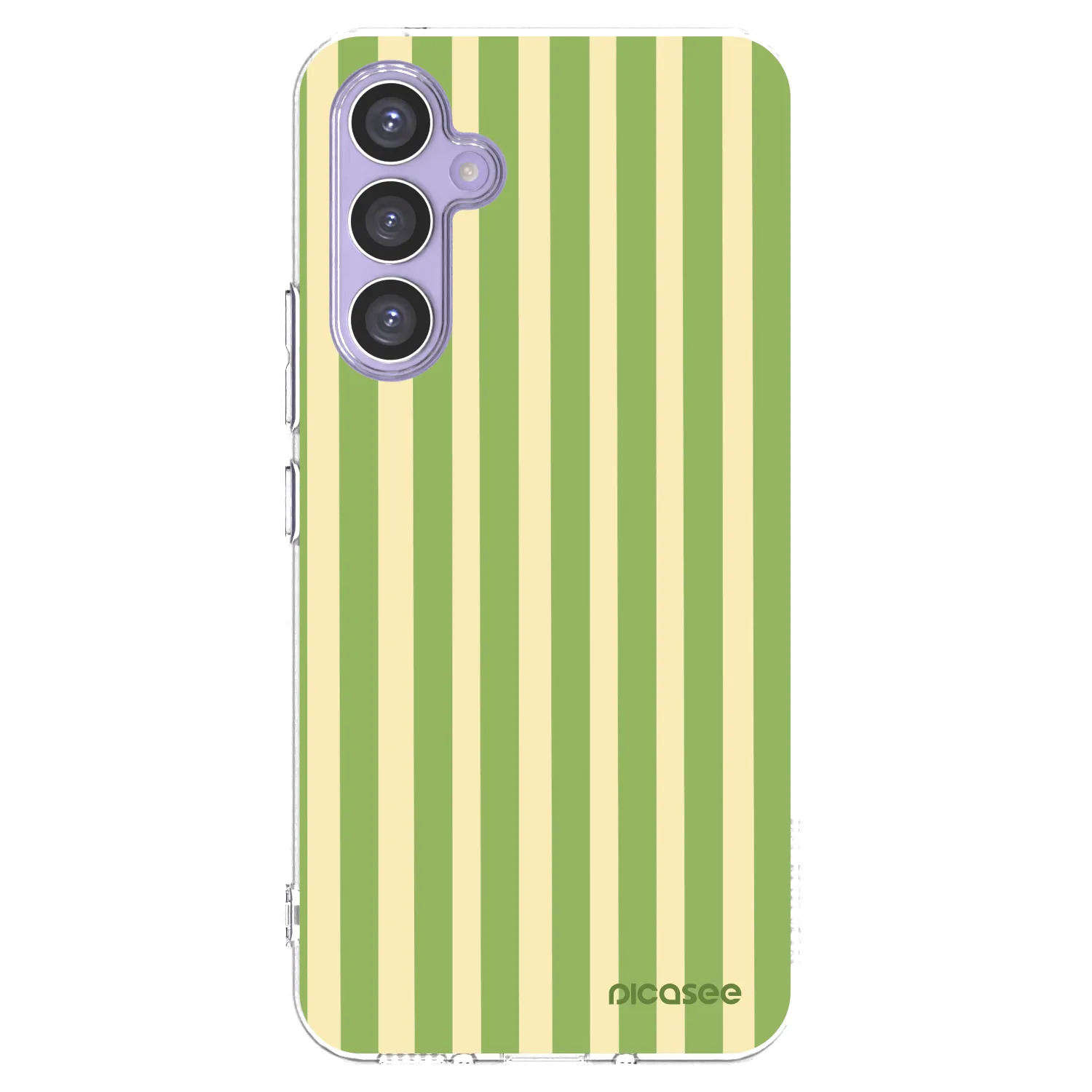 Picasee silikonový průhledný obal pro Samsung Galaxy A54 5G A546B - Lines Matcha