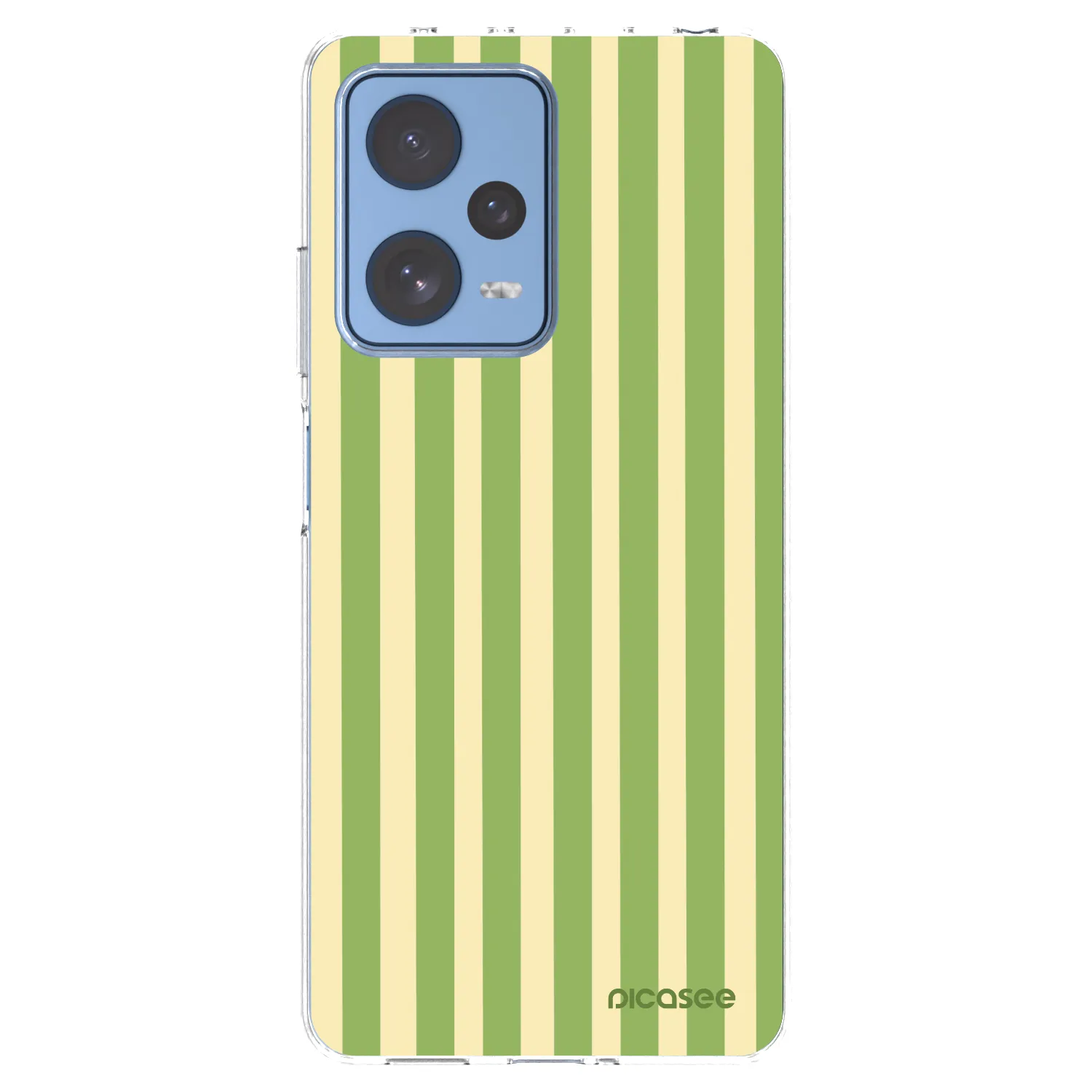 Picasee silikonový průhledný obal pro Xiaomi Redmi Note 12 Pro 5G - Lines Matcha