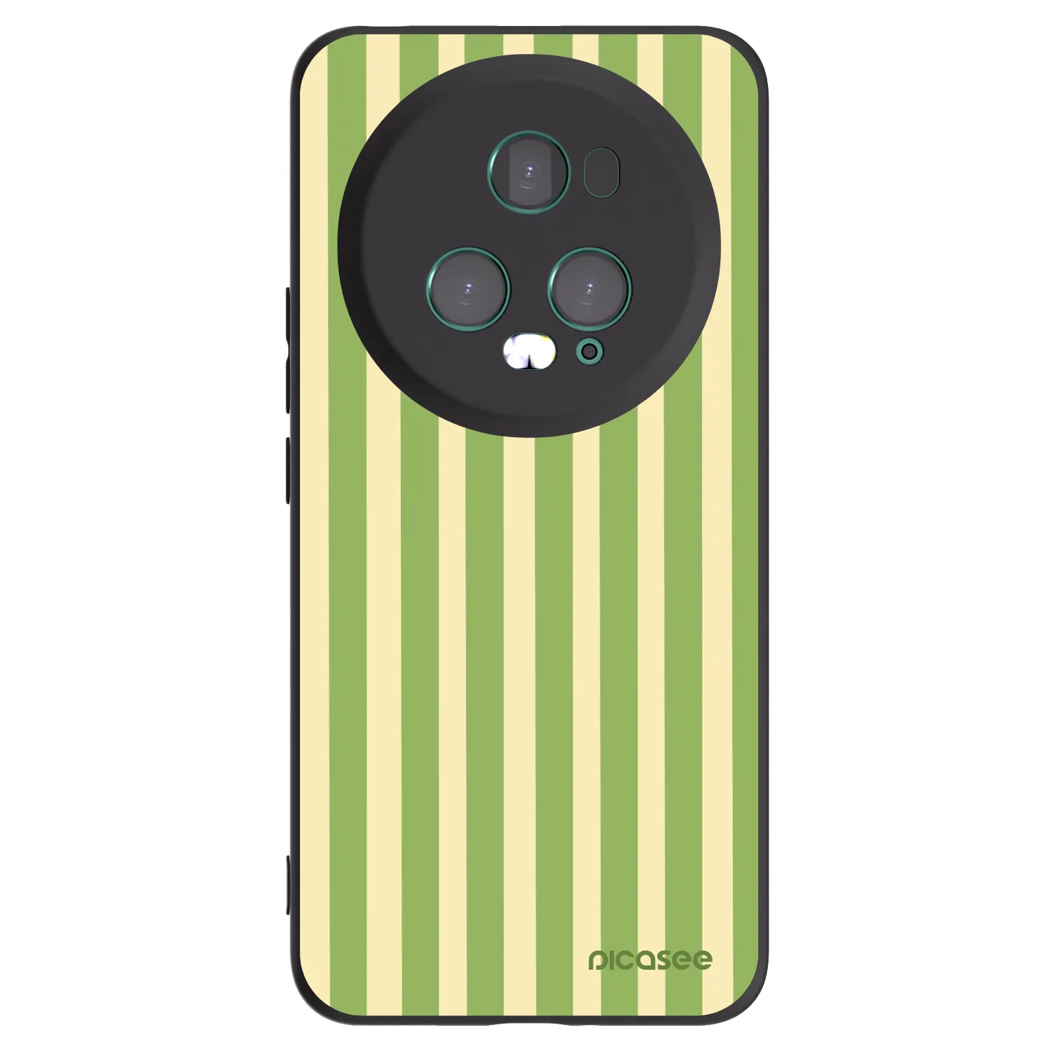 Picasee silikonový černý obal pro Honor Magic5 Pro - Lines Matcha