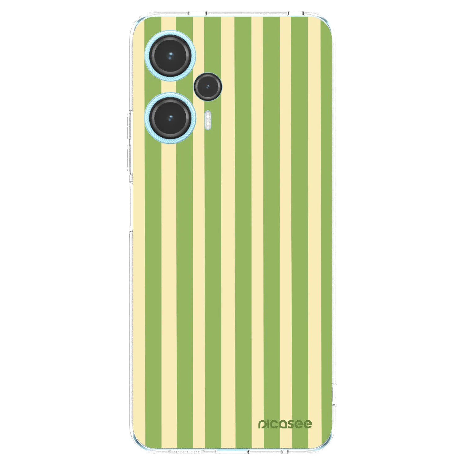 Picasee silikonový průhledný obal pro Xiaomi Poco F5 - Lines Matcha
