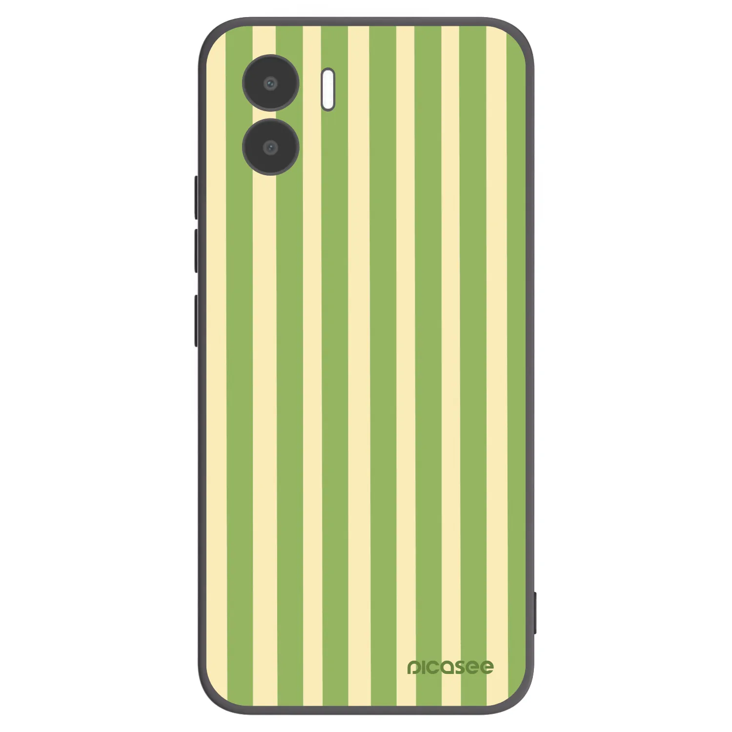 Picasee silikonový černý obal pro Xiaomi Redmi A2 - Lines Matcha