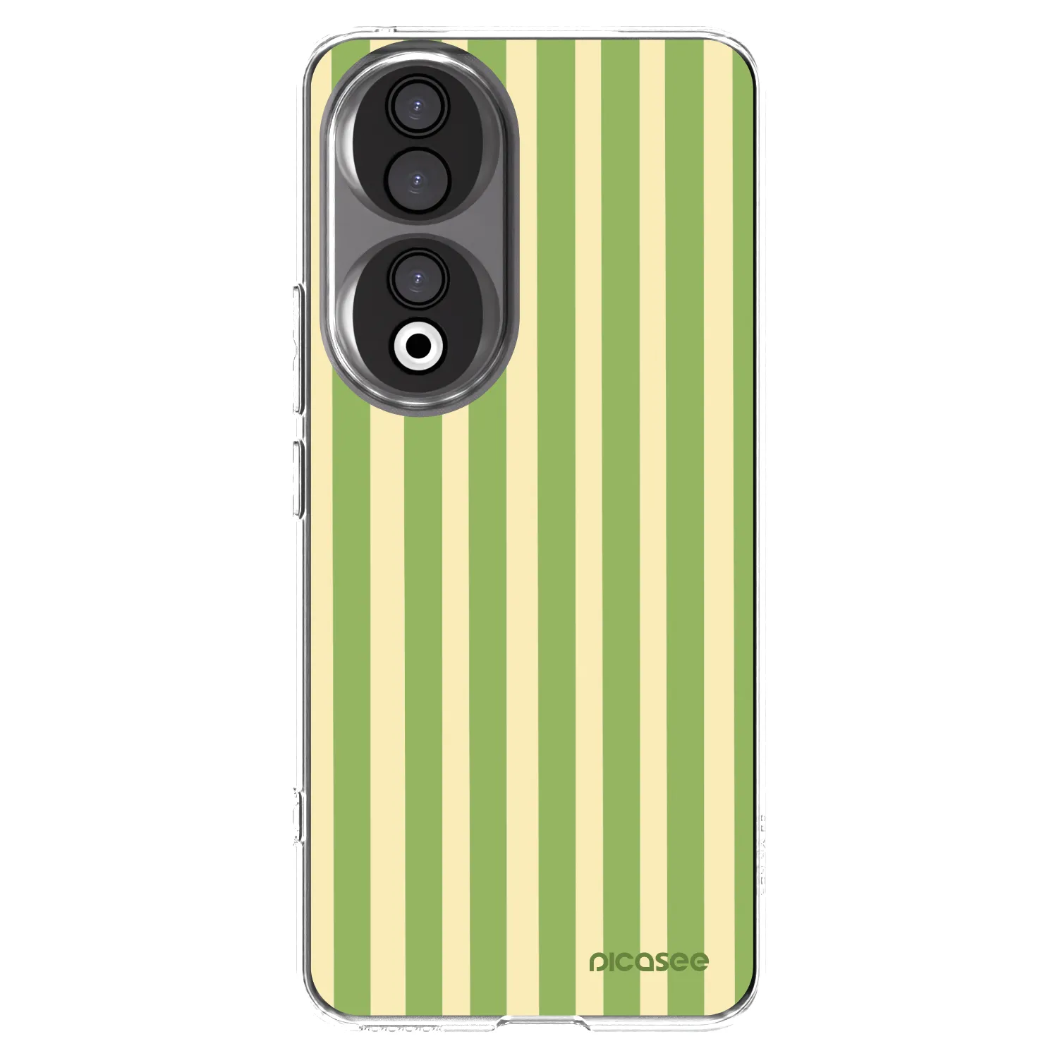 Picasee silikonový průhledný obal pro Honor 90 5G - Lines Matcha