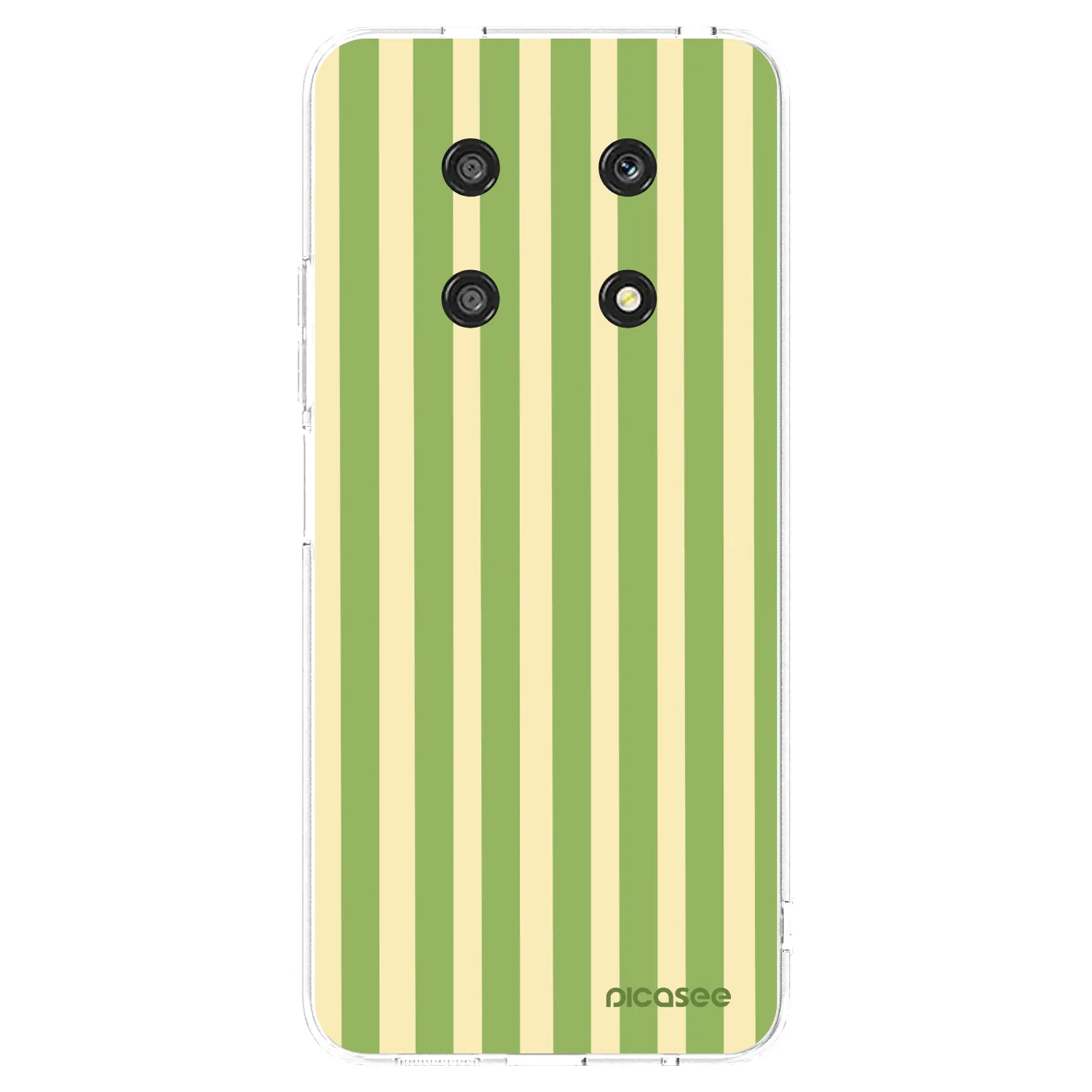 Picasee silikonový průhledný obal pro Honor Magic4 Lite 5G - Lines Matcha