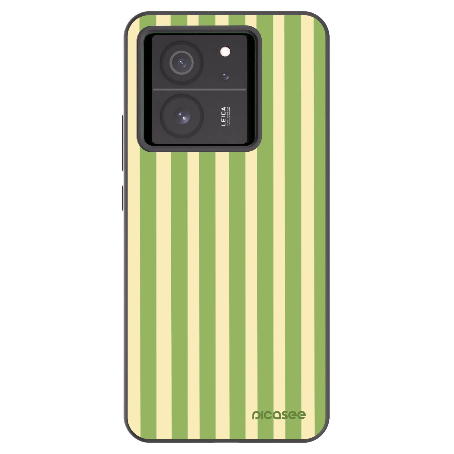 Picasee silikonový černý obal pro Xiaomi 13T Pro - Lines Matcha