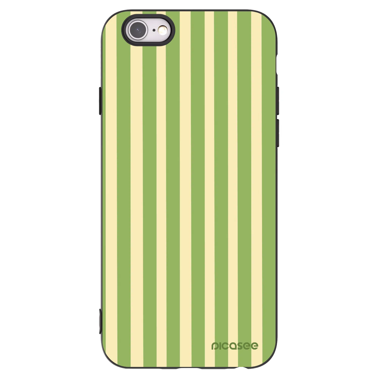 Picasee silikonový černý obal pro Apple iPhone 6/6S - Lines Matcha