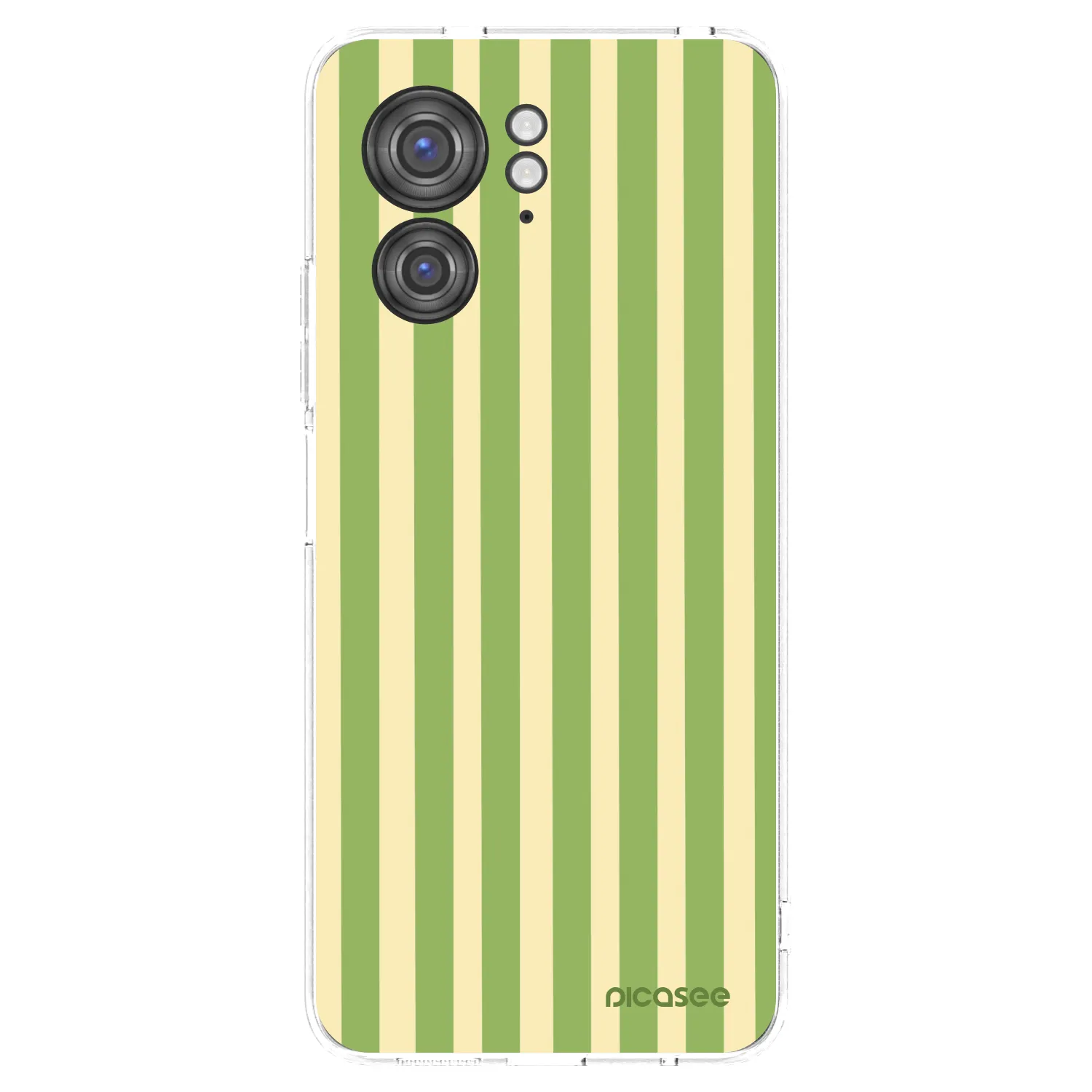 Picasee silikonový průhledný obal pro Motorola Edge 40 - Lines Matcha