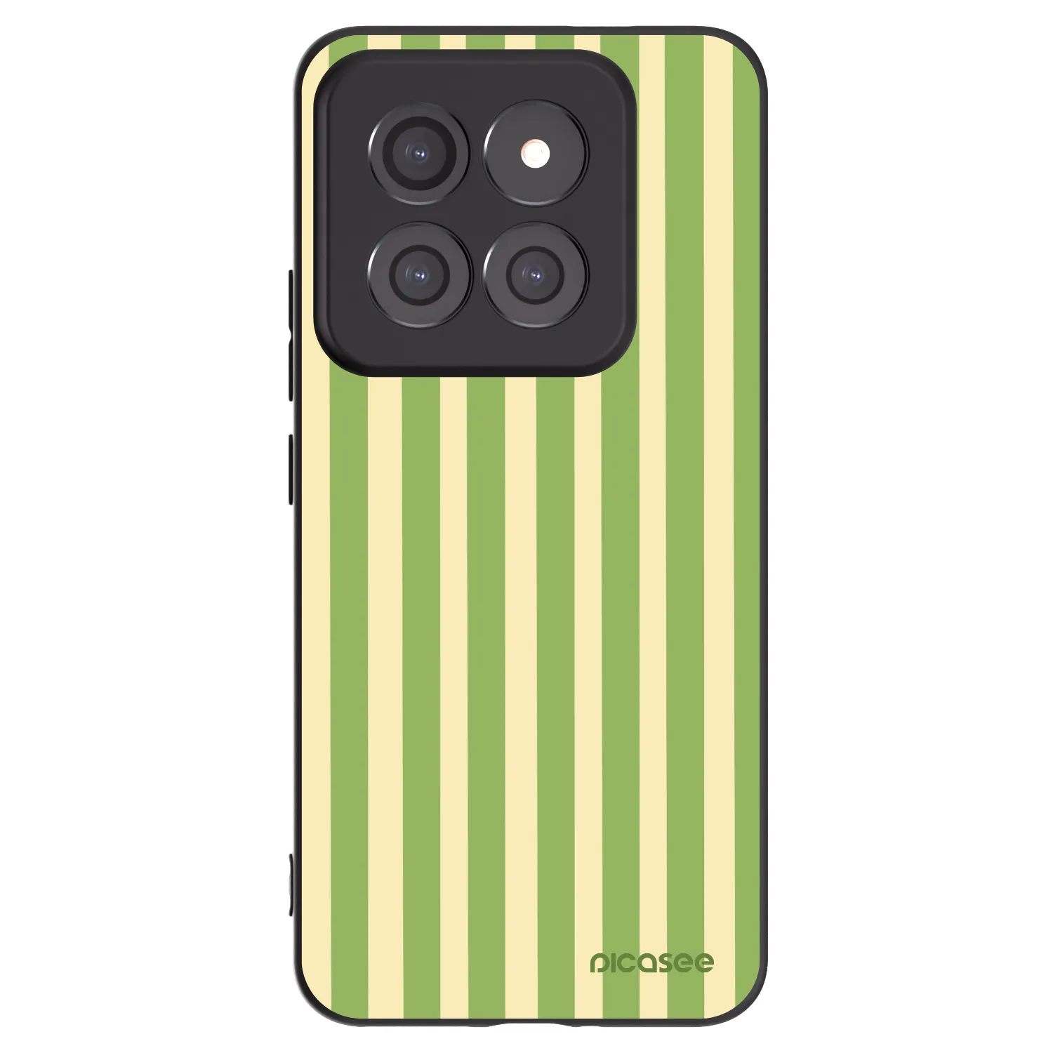 Picasee silikonový černý obal pro Xiaomi 14 Pro - Lines Matcha