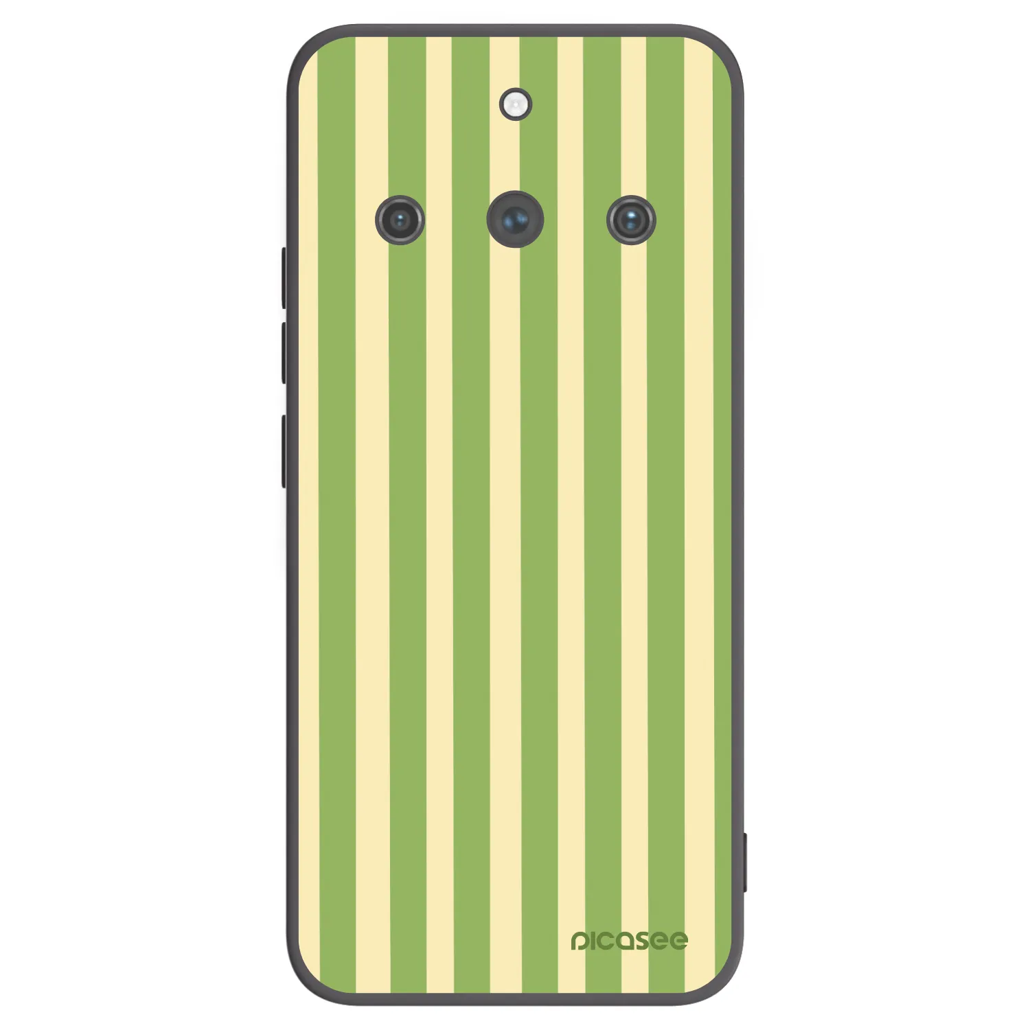 Picasee silikonový černý obal pro Realme 11 Pro+ - Lines Matcha