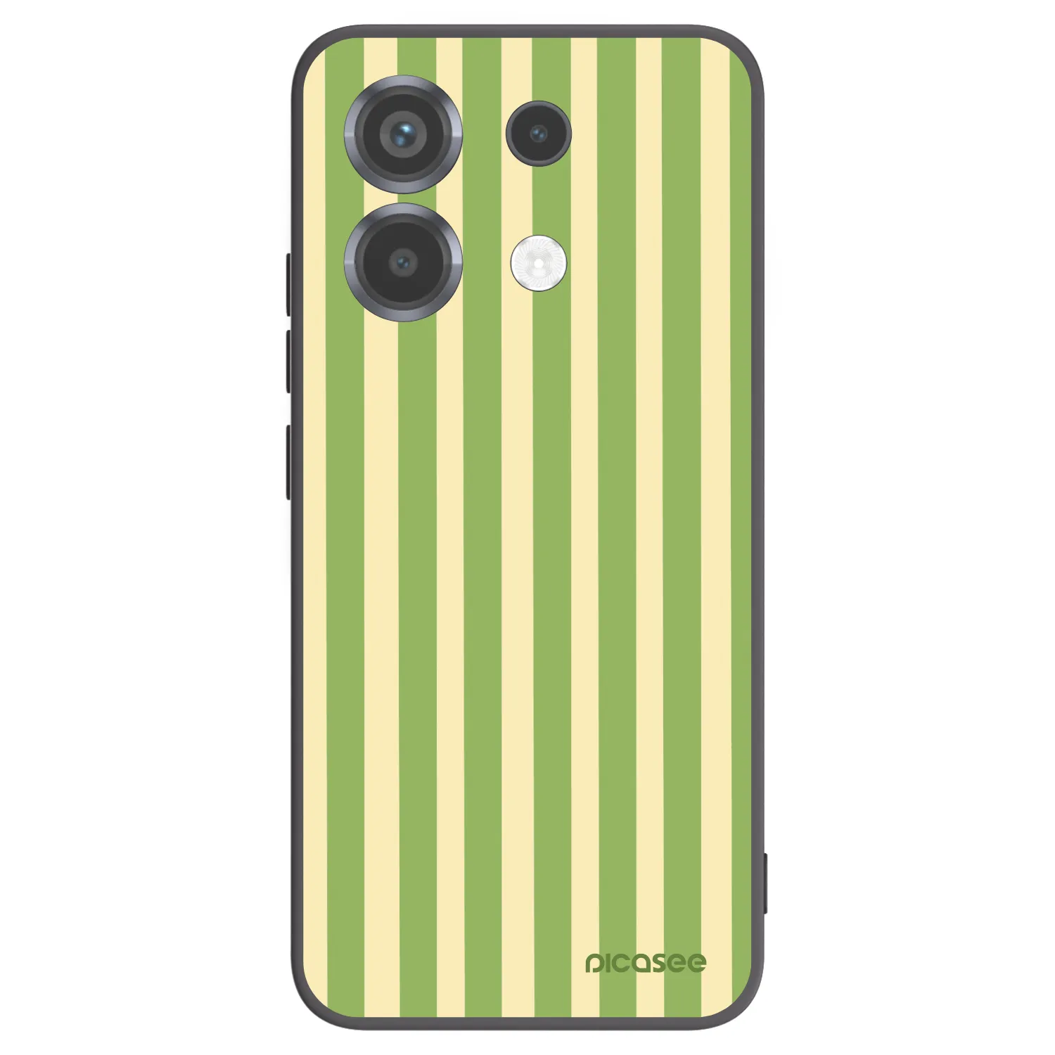 Picasee silikonový černý obal pro Xiaomi Poco X6 - Lines Matcha