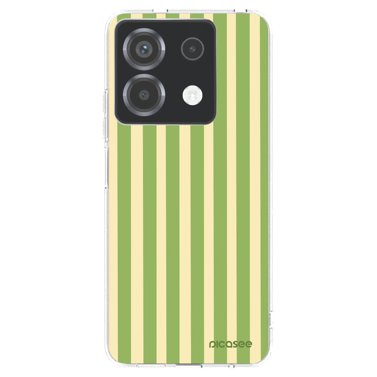 Picasee silikonový průhledný obal pro Xiaomi Poco X6 - Lines Matcha