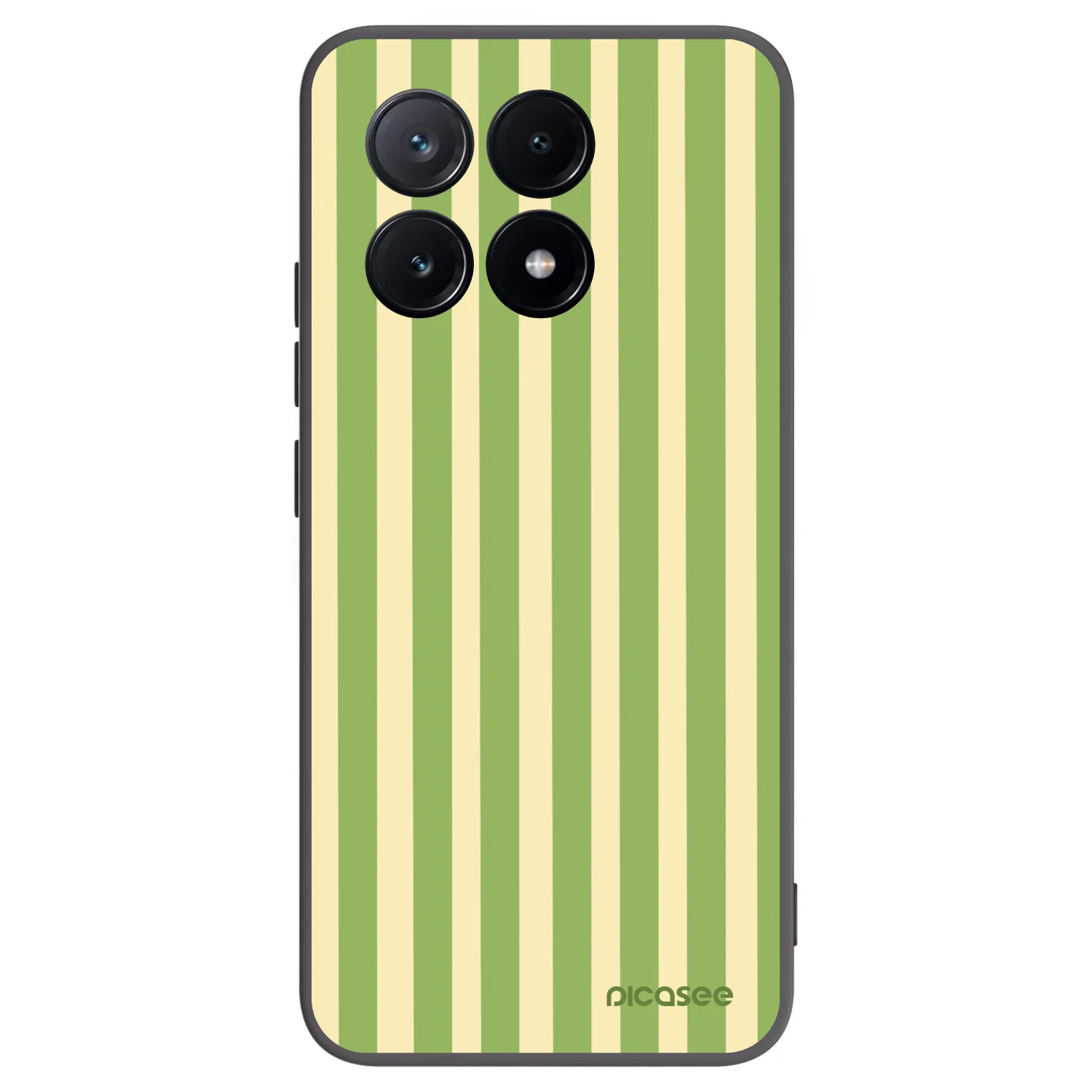 Picasee silikonový černý obal pro Xiaomi Poco X6 Pro - Lines Matcha