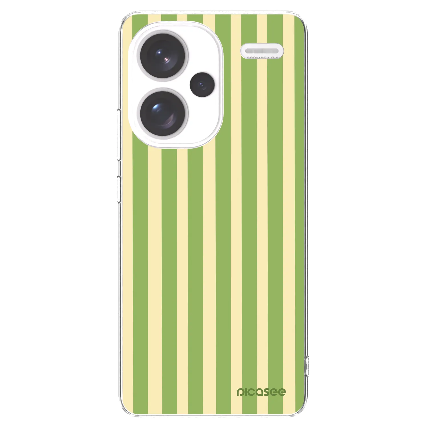 Picasee silikonový průhledný obal pro Xiaomi Redmi Note 13 Pro+ 5G - Lines Matcha