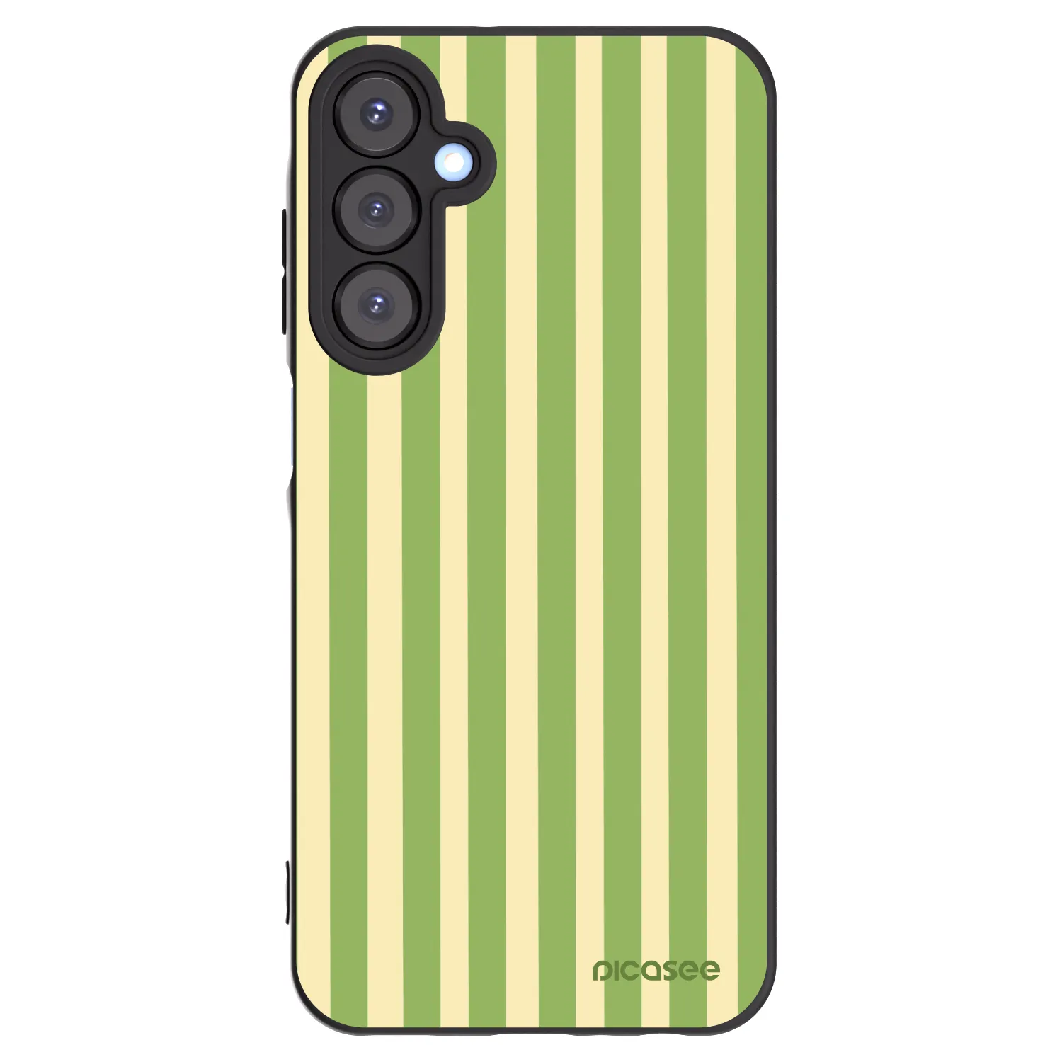 Picasee silikonový černý obal pro Samsung Galaxy A25 A256B 5G - Lines Matcha