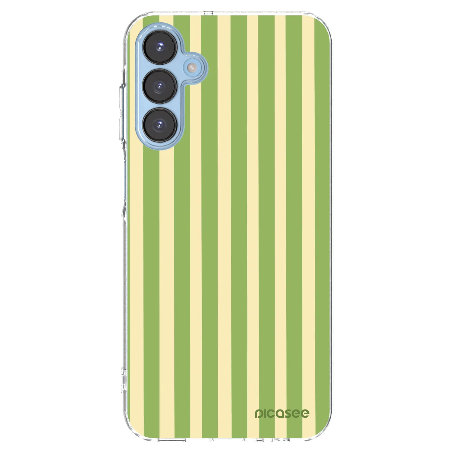 Picasee silikonový průhledný obal pro Samsung Galaxy A15 A156B 5G - Lines Matcha