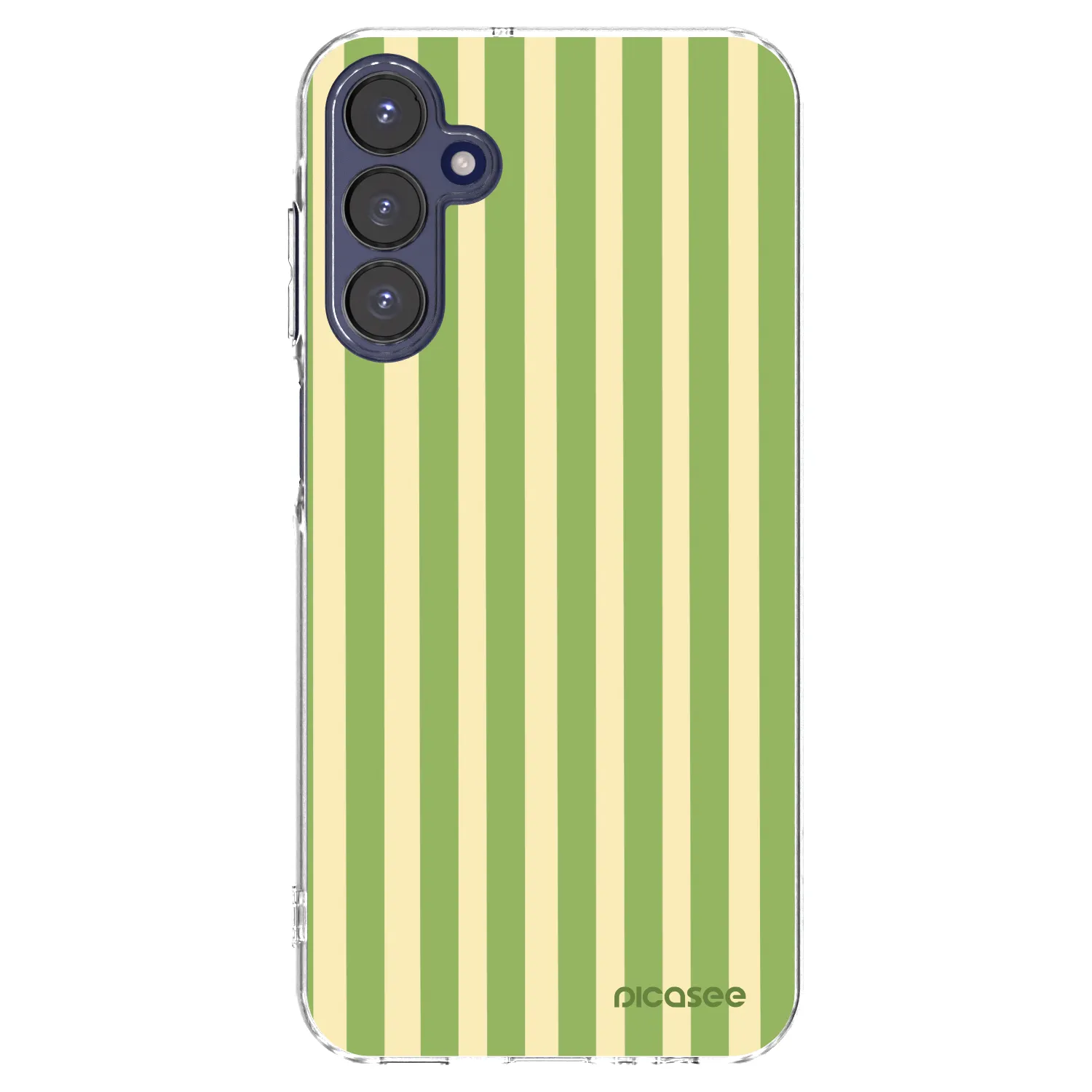 Picasee silikonový průhledný obal pro Samsung Galaxy A15 A155F 4G - Lines Matcha