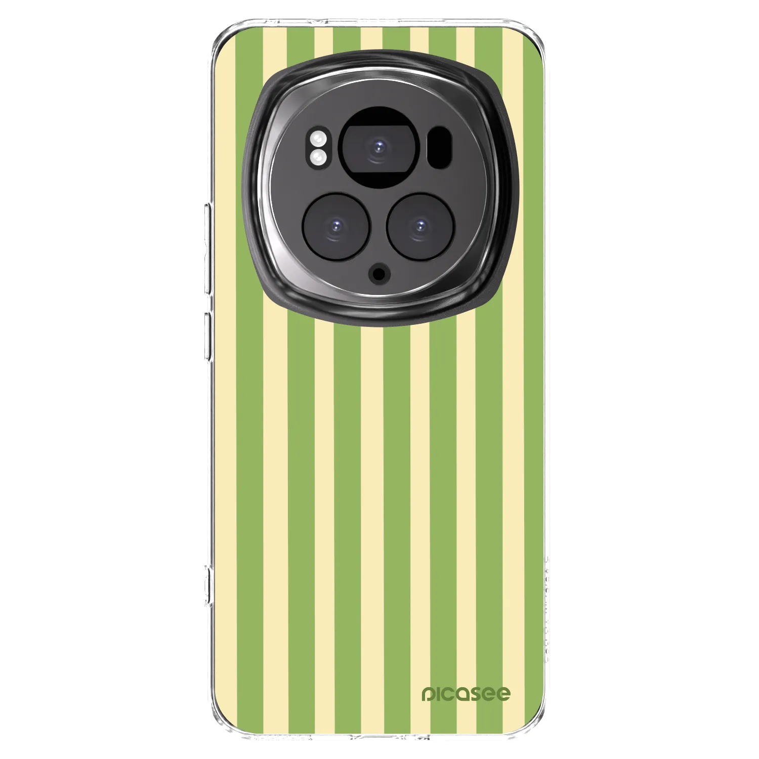 Picasee silikonový průhledný obal pro Honor Magic6 Pro - Lines Matcha