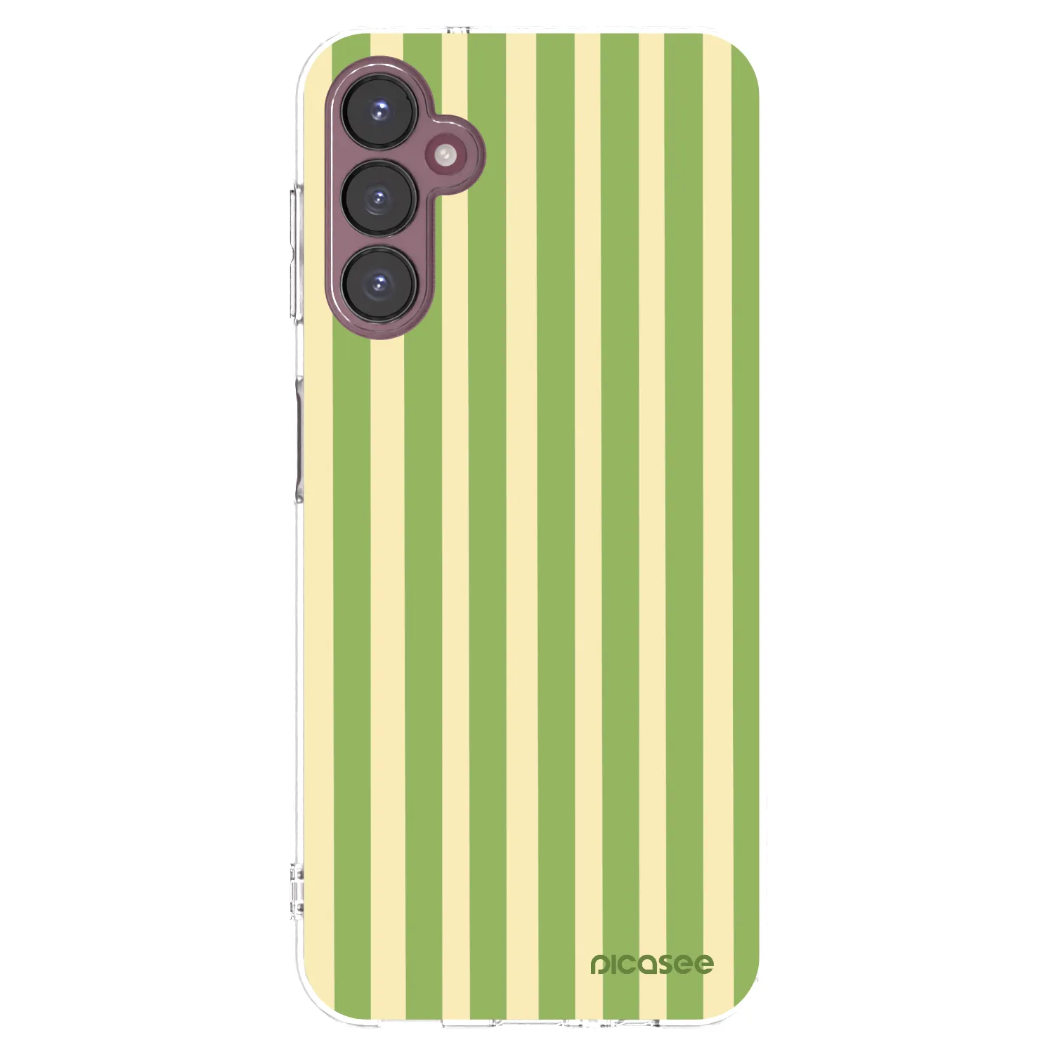 Picasee silikonový průhledný obal pro Samsung Galaxy A05s A057G - Lines Matcha