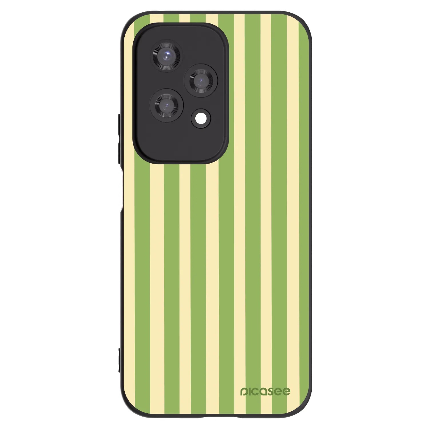 Picasee silikonový černý obal pro Honor 200 Lite - Lines Matcha