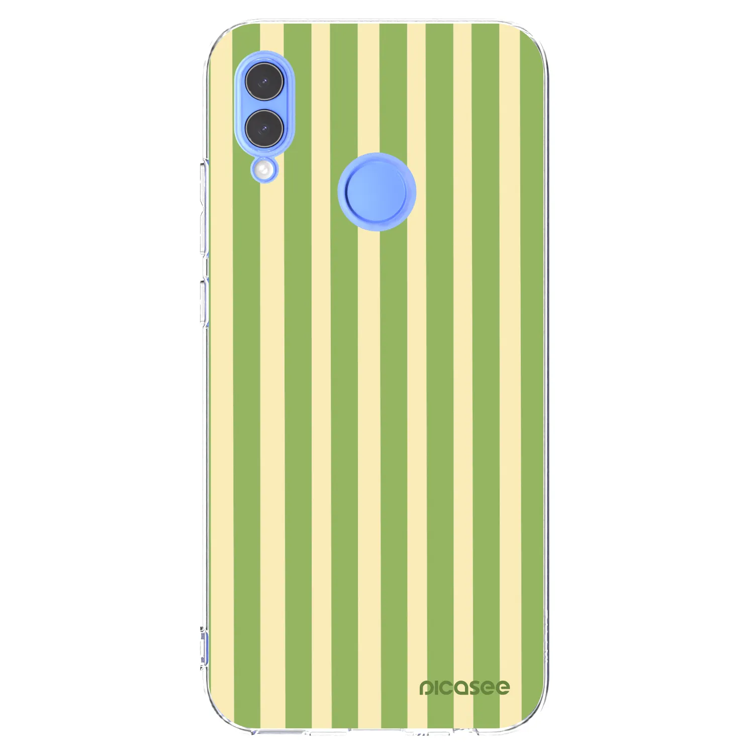 Picasee silikonový průhledný obal pro Honor 10 Lite - Lines Matcha