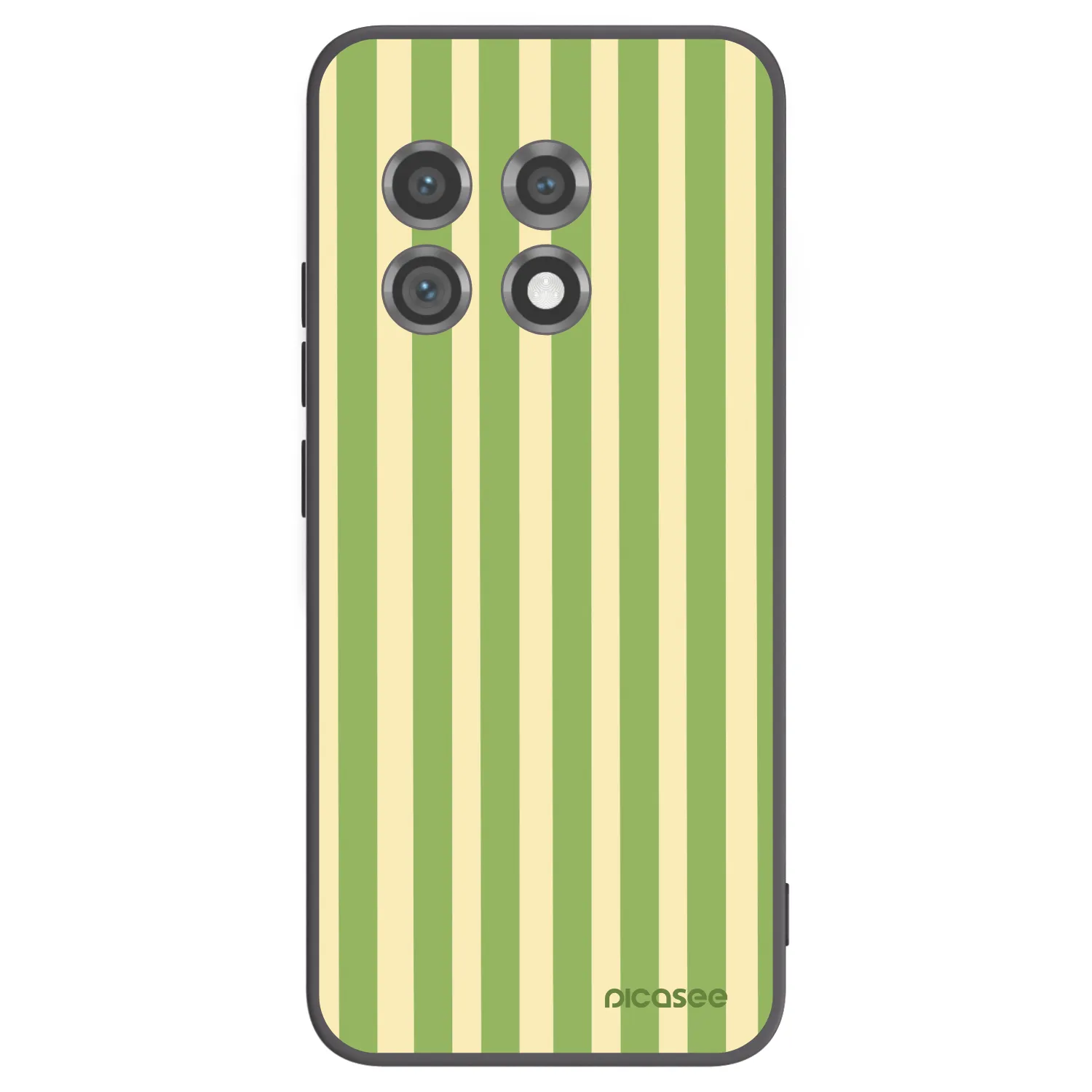 Picasee silikonový černý obal pro OnePlus 11 5G - Lines Matcha