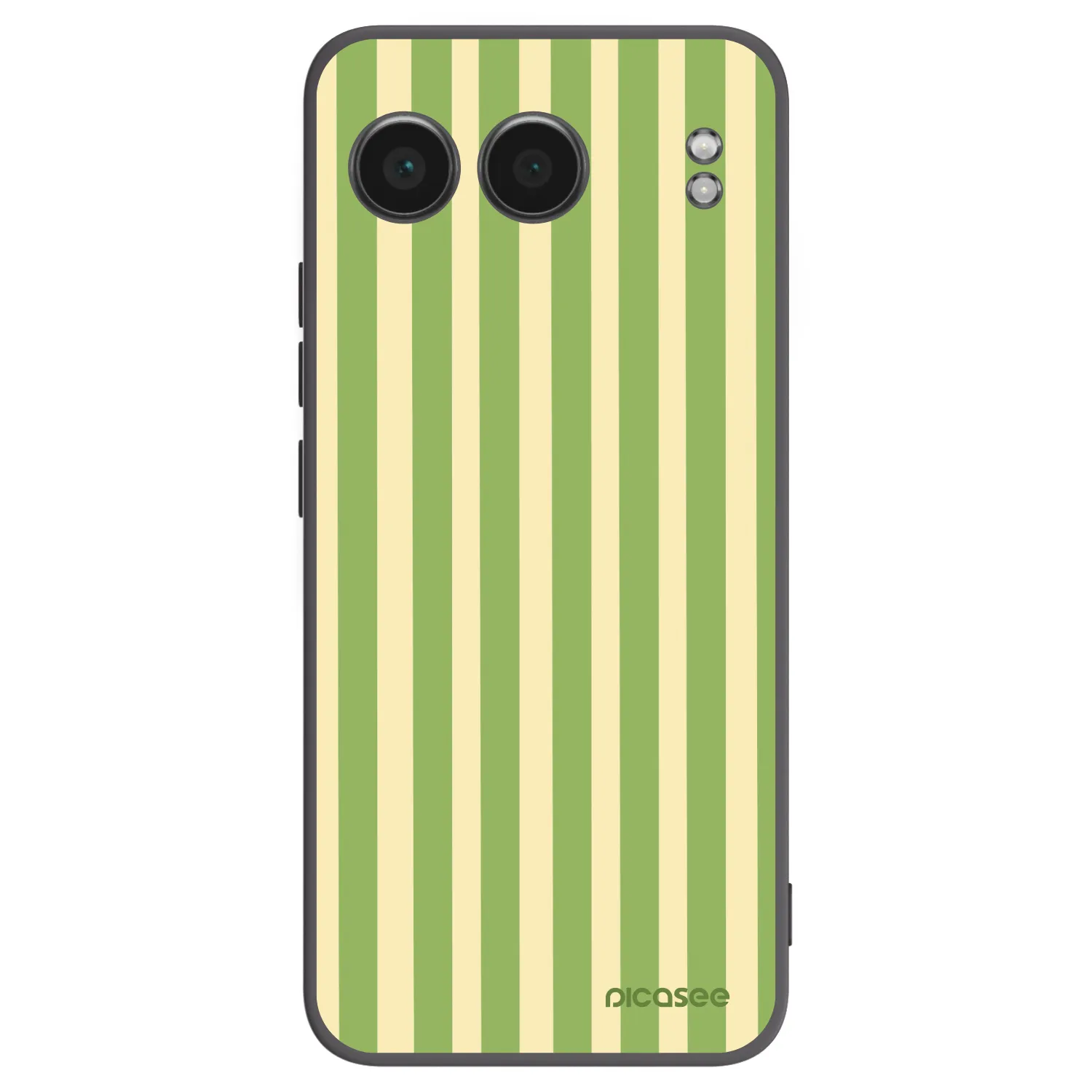 Picasee silikonový černý obal pro OnePlus Nord 4 - Lines Matcha
