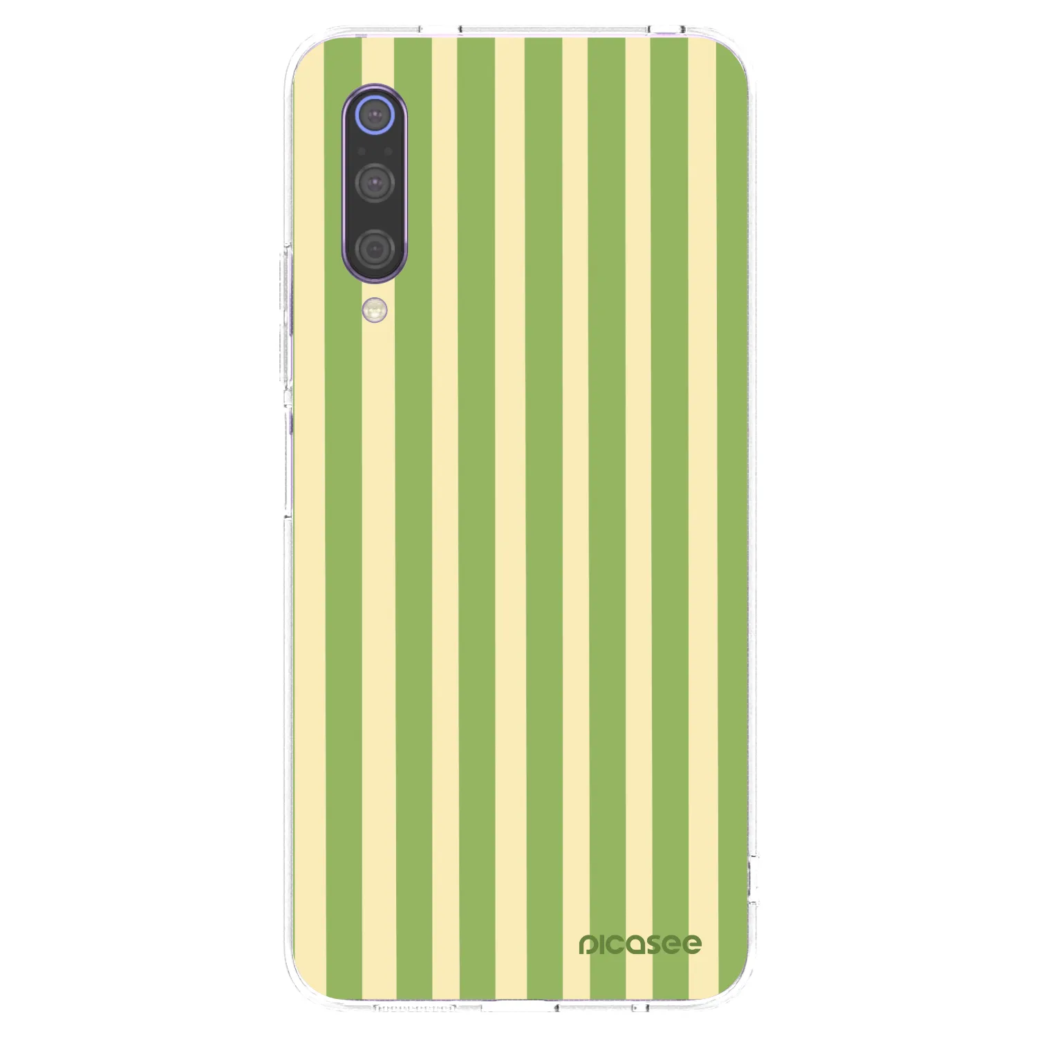 Picasee silikonový průhledný obal pro Xiaomi Mi 9 - Lines Matcha