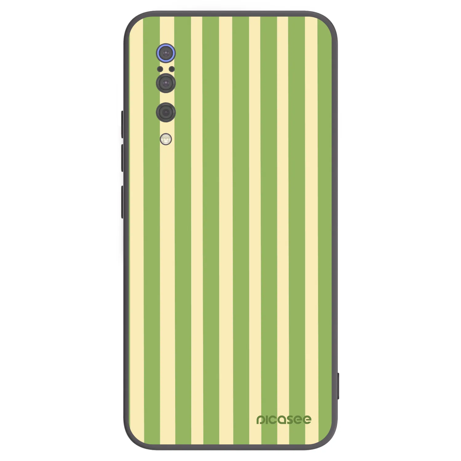 Picasee silikonový černý obal pro Xiaomi Mi 9 - Lines Matcha