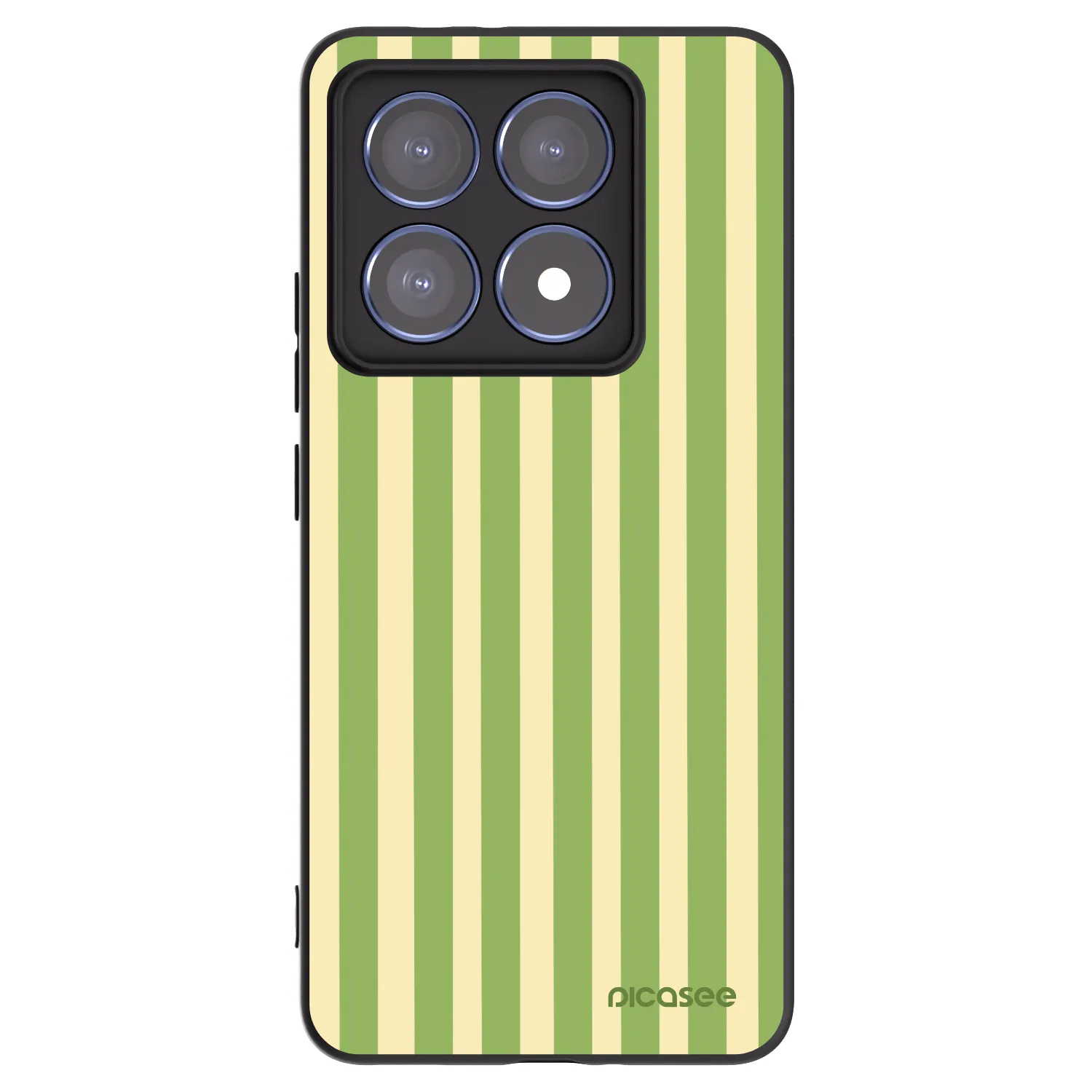 Picasee silikonový černý obal pro Xiaomi 14T Pro - Lines Matcha