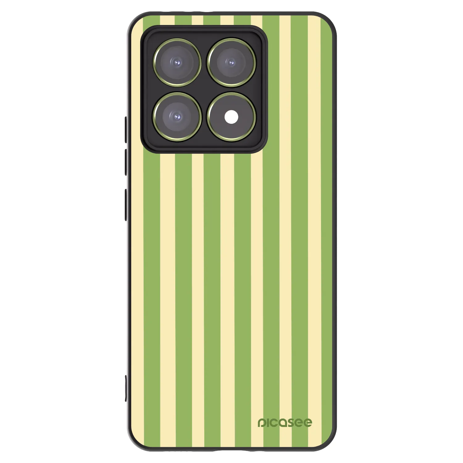 Picasee silikonový černý obal pro Xiaomi 14T - Lines Matcha