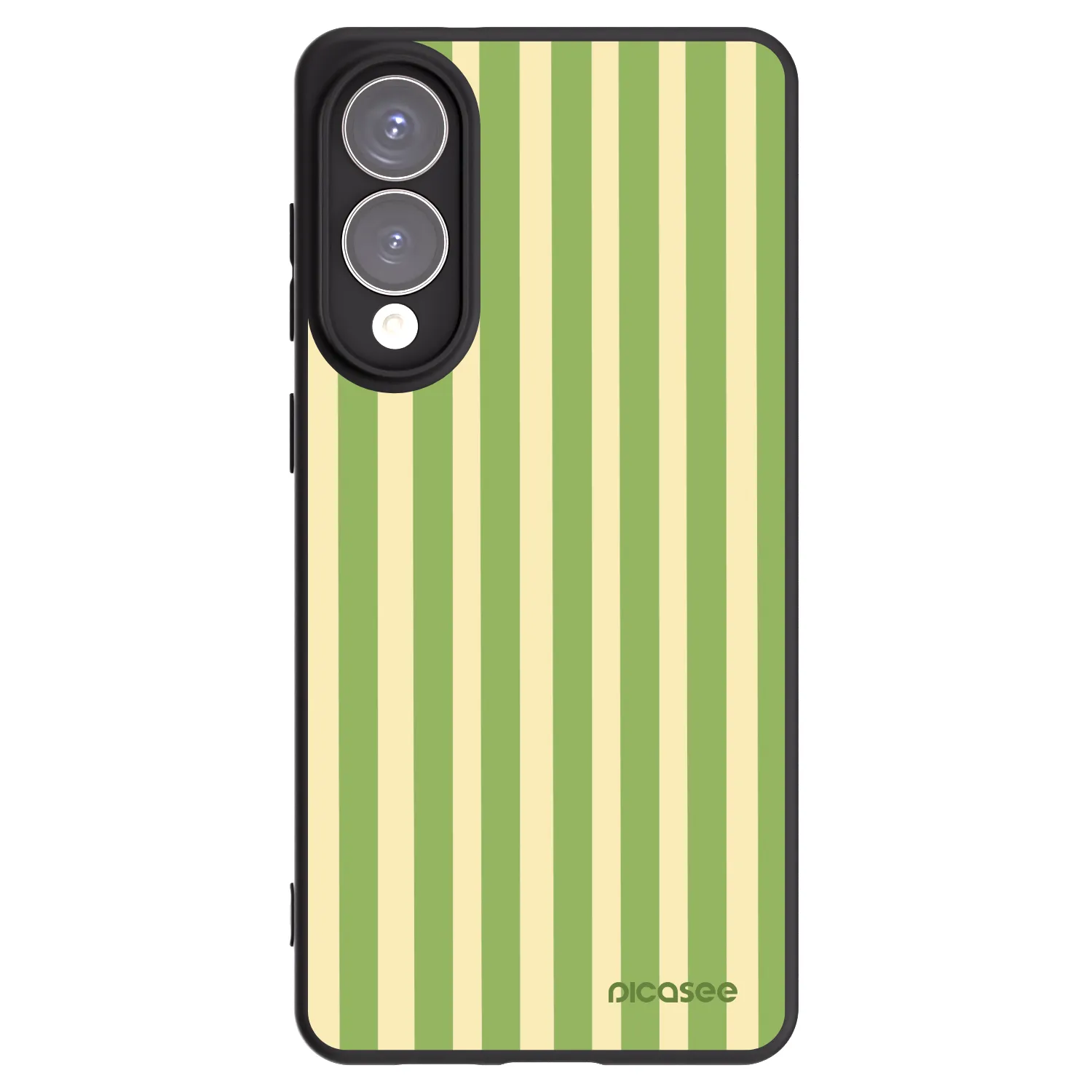 Picasee silikonový černý obal pro Samsung Galaxy S25 Edge 5G - Lines Matcha