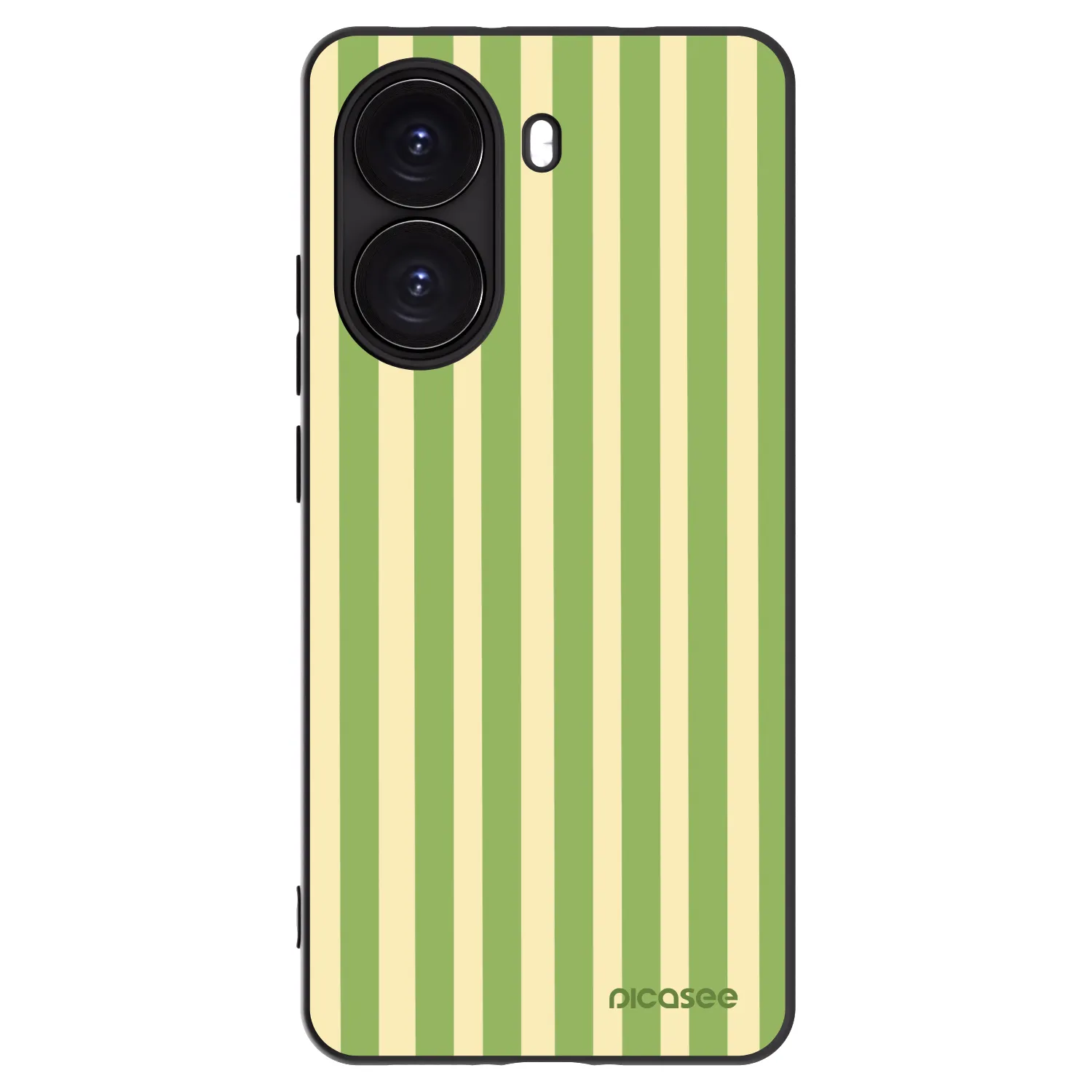 Picasee silikonový černý obal pro Xiaomi Poco X7 Pro 5G - Lines Matcha