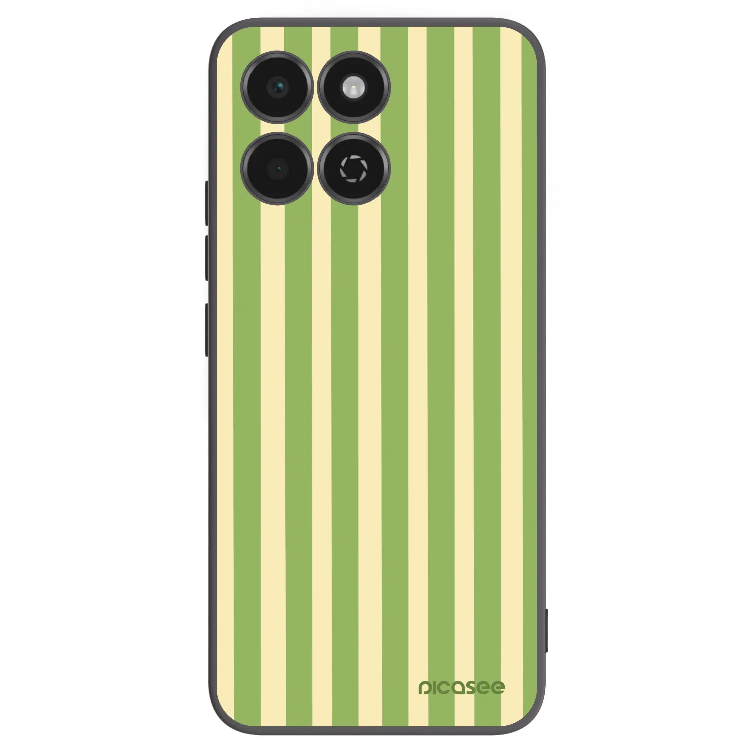 Picasee silikonový černý obal pro Honor 200 Smart 5G - Lines Matcha